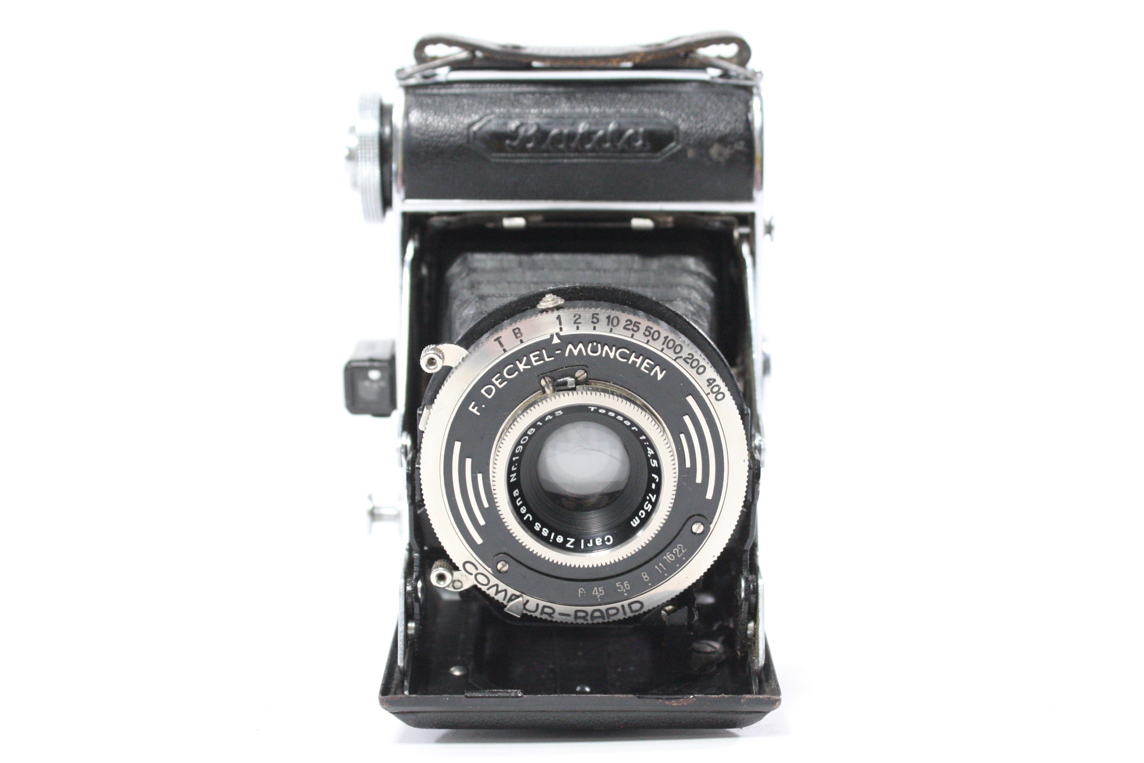 Balda Baldax Folding Camera with Carl Zeiss 7.5cm f/4.5 Jena Tessar Lens (Please Read)