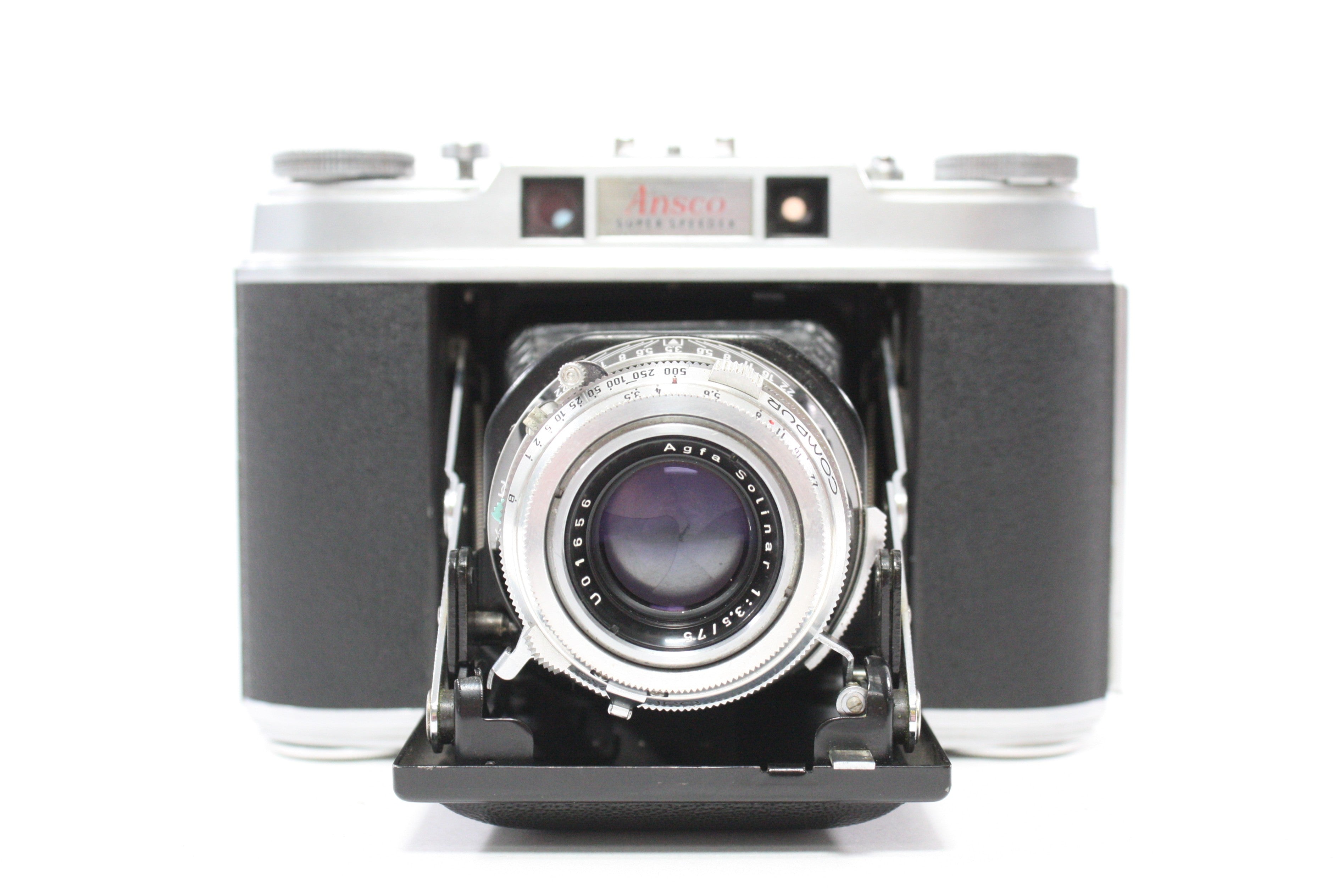 Ansco Super Speedex Folding Camera with Agfa 75mm f/3.5 Solinar Lens (Please Read)