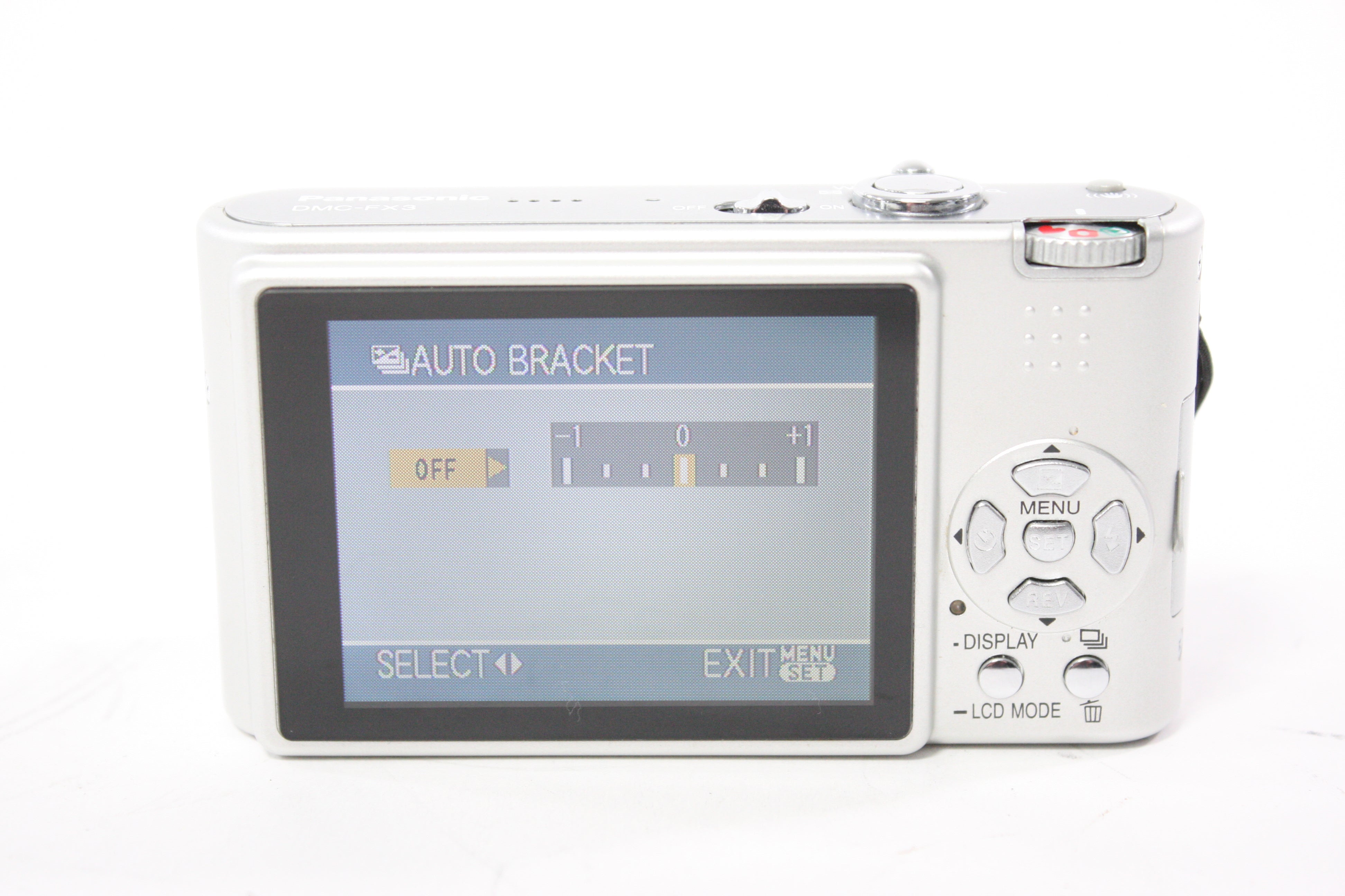 Panasonic Lumix DMC-FX3 Digital Point and Shoot Camera 3x Zoom 6.0mp (Silver)