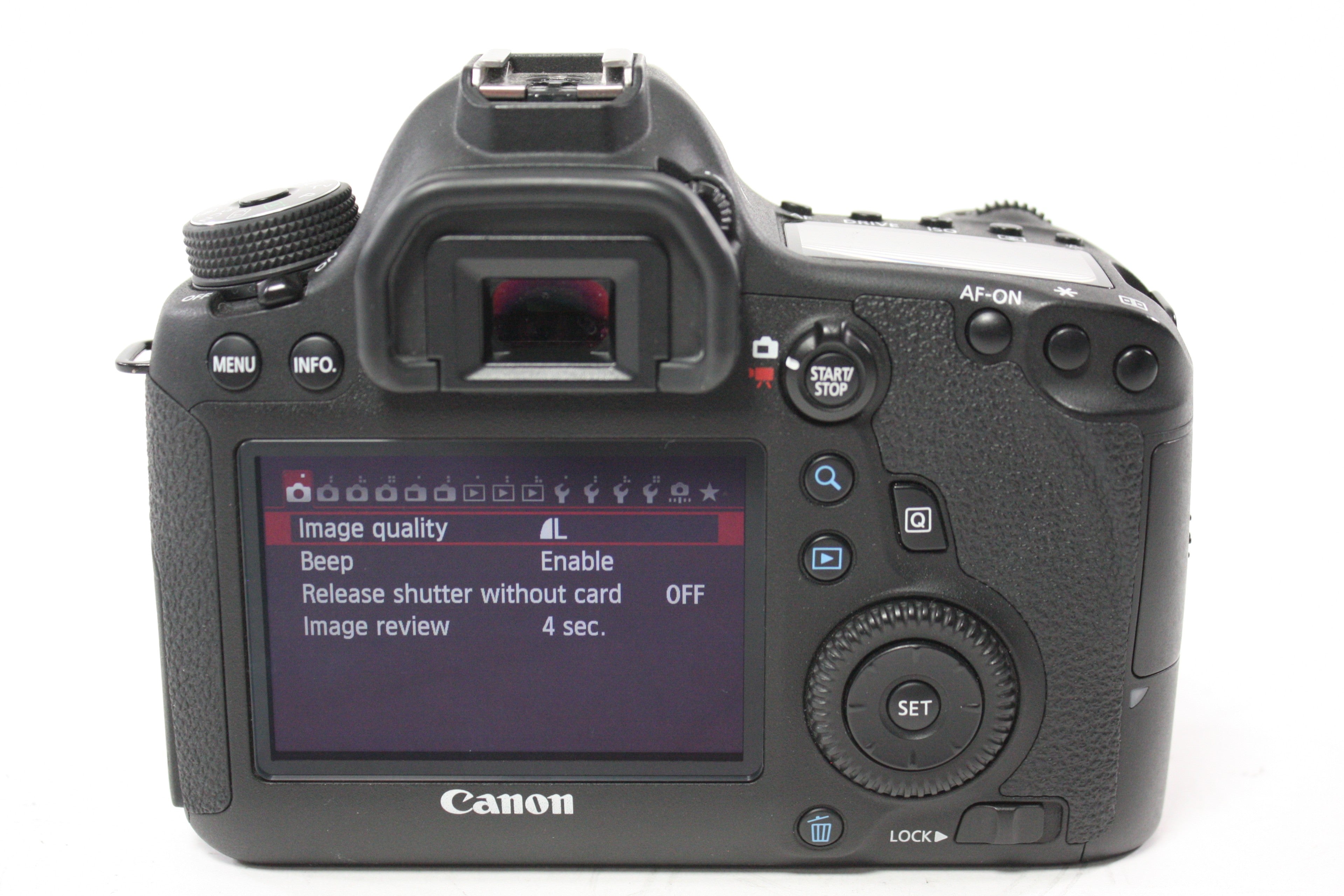 Canon 6D DSLR Camera Body with Shutter Count 4,829 with Kirk BL-6D L Bracket