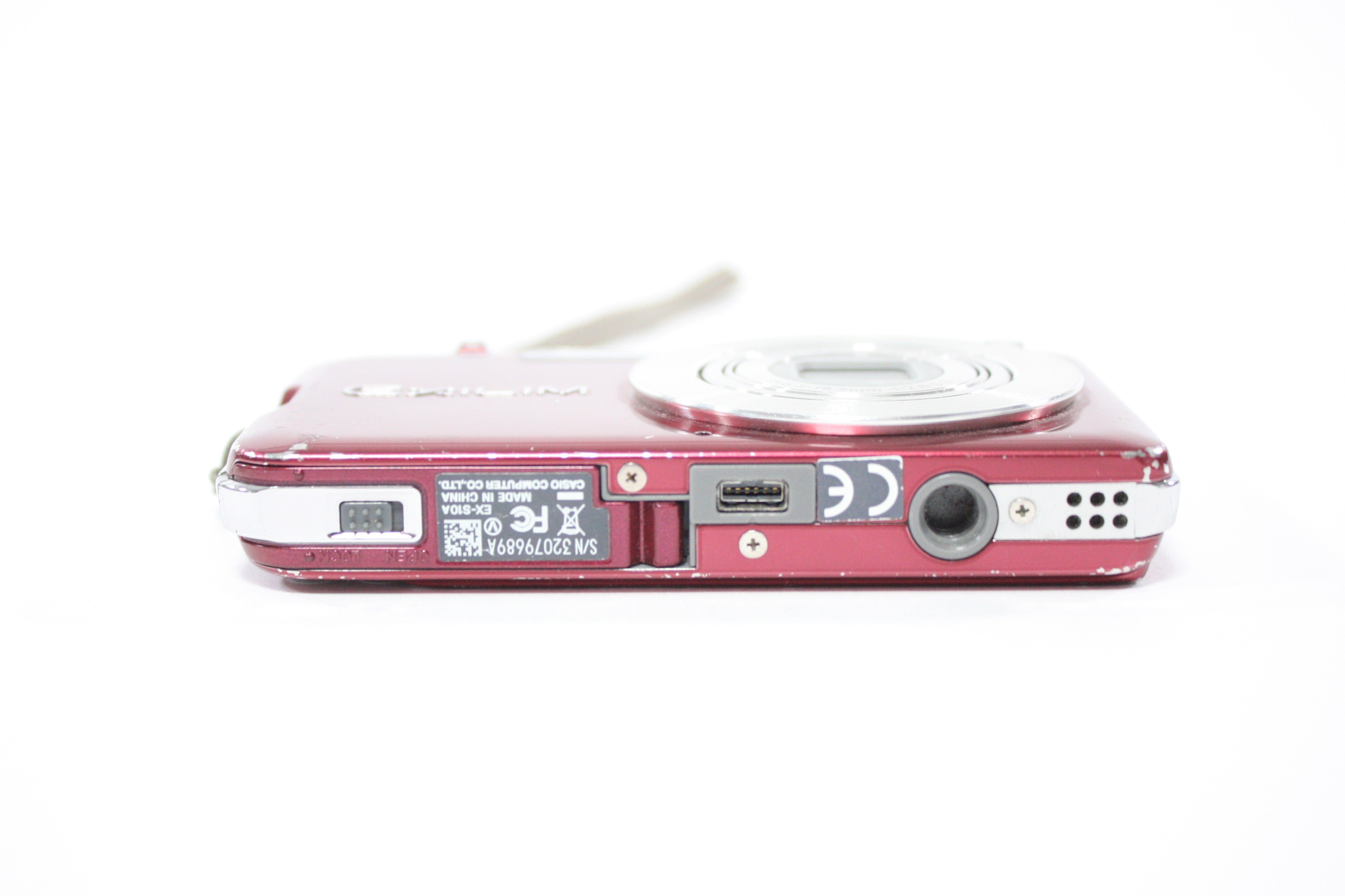 Casio Exilim EX-S10 Digital Point and Shoot Camera 3x Zoom 10.1 mp (Red)