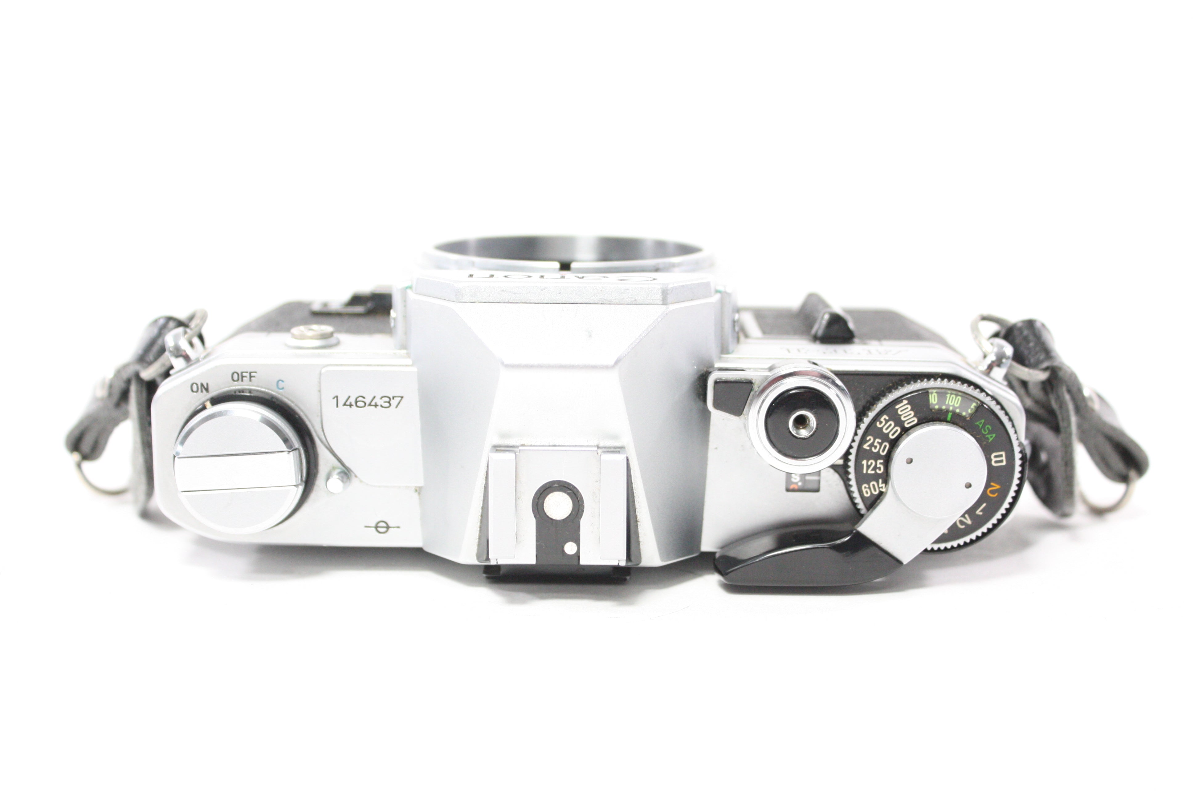 Canon AT-1 35mm SLR Camera with Canon 50mm f/1.8 S.C. Lens