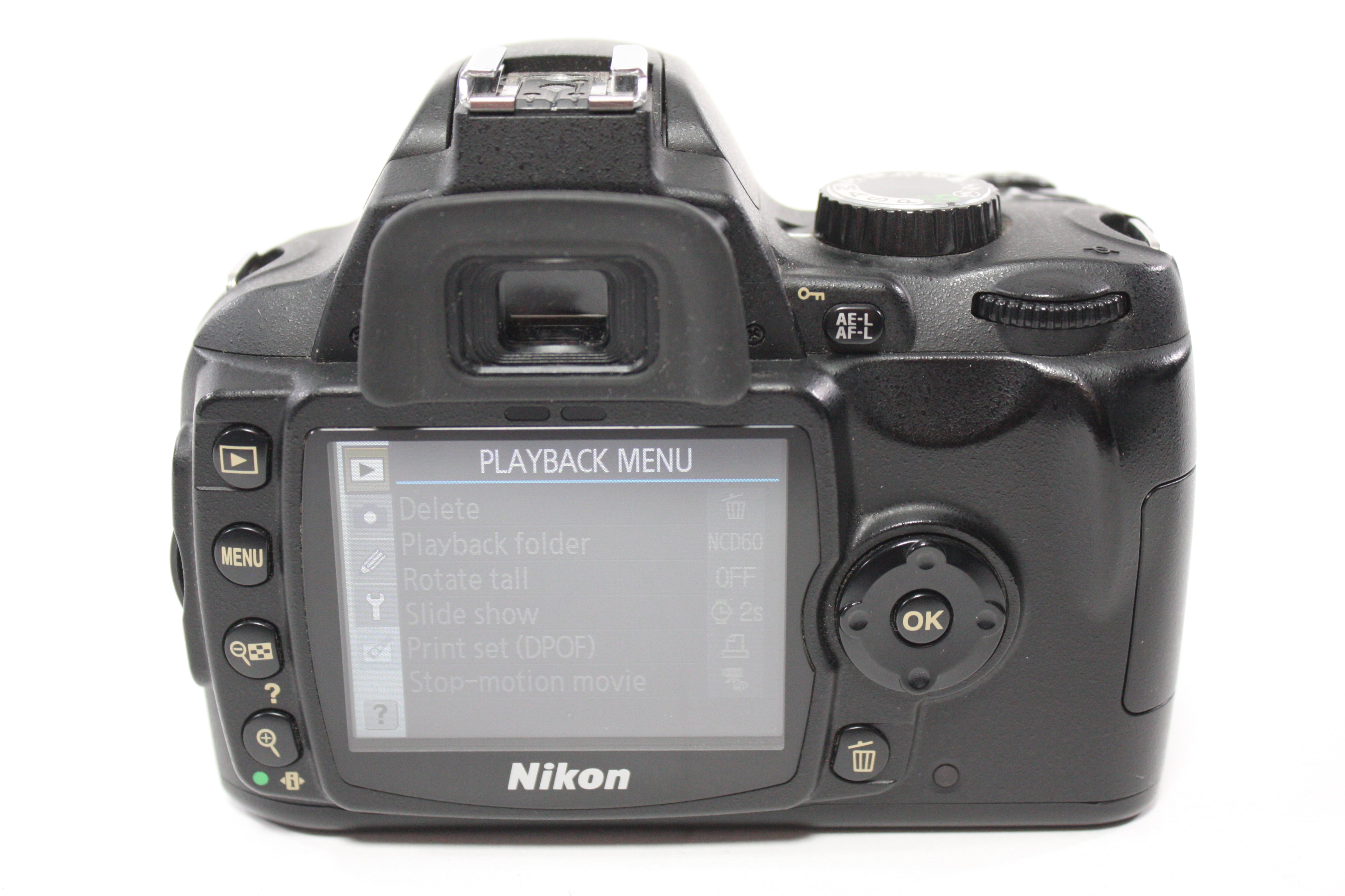 Nikon D60 DSLR Camera with Nikon 18-55mm f/3.5-5.6 G VR AF-S Nikkor Lens with Shutter Count 12,381