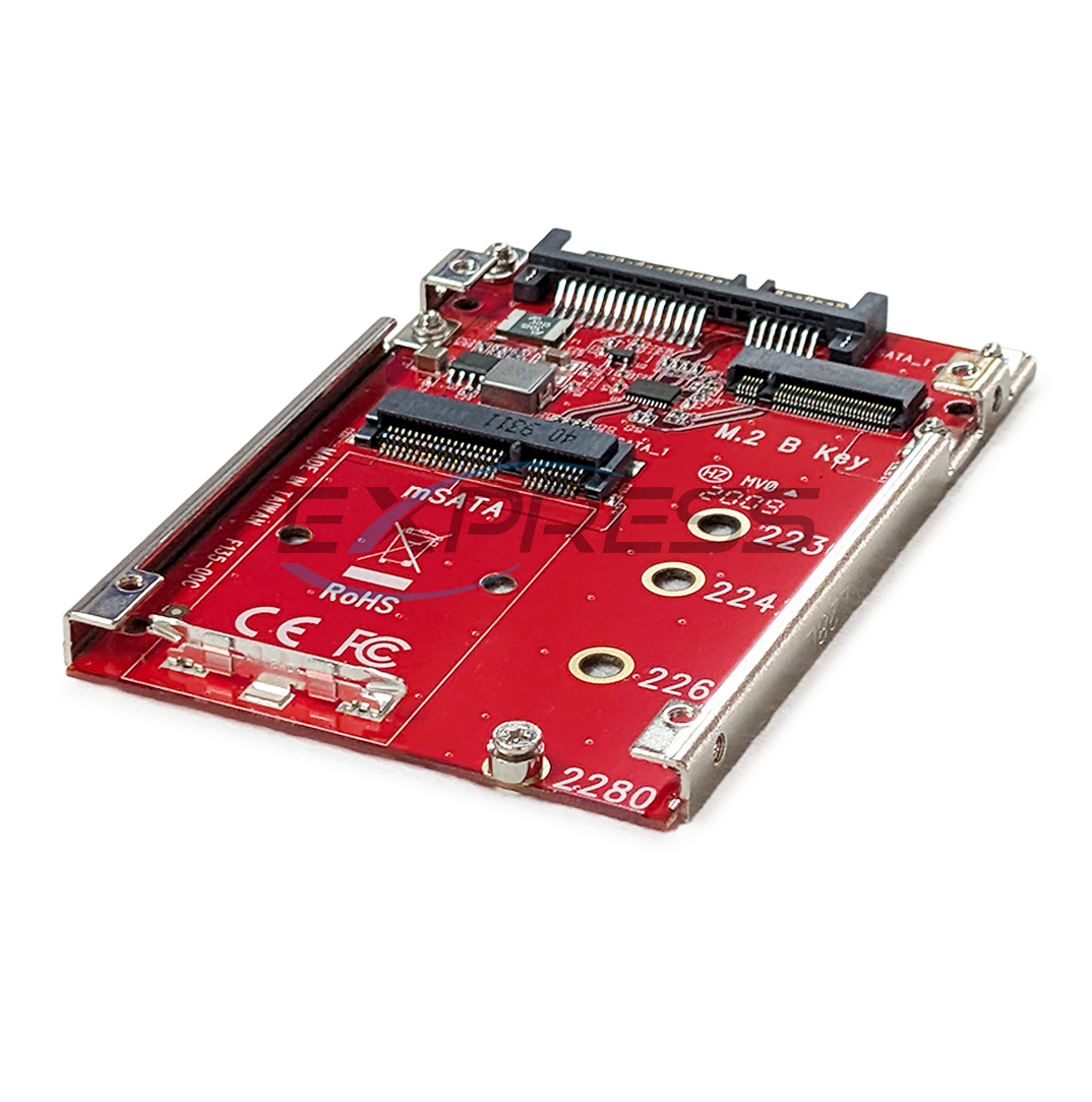 MSATA & M.2 Convert to 2.5" SATA Adapter Module | ISAT-M2MS