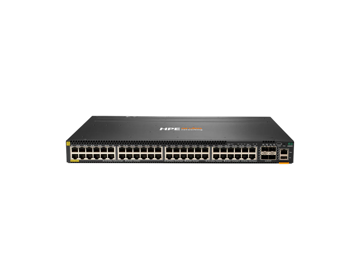 HPE Aruba Networking CX 6300 JL661A High-Performance 48-Port PoE+ Switch