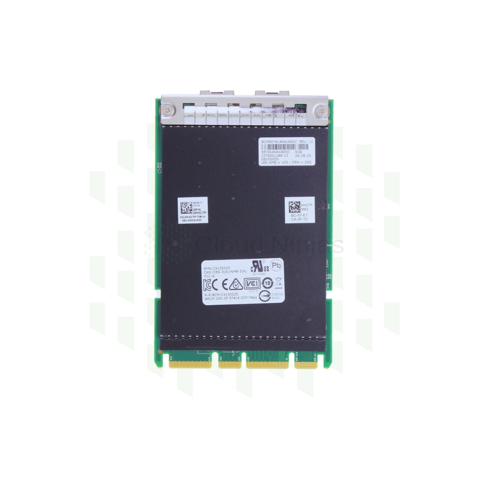 Dell Broadcom 57414 Dual-Port 10/25GbE SFP28 Mezzanine Card