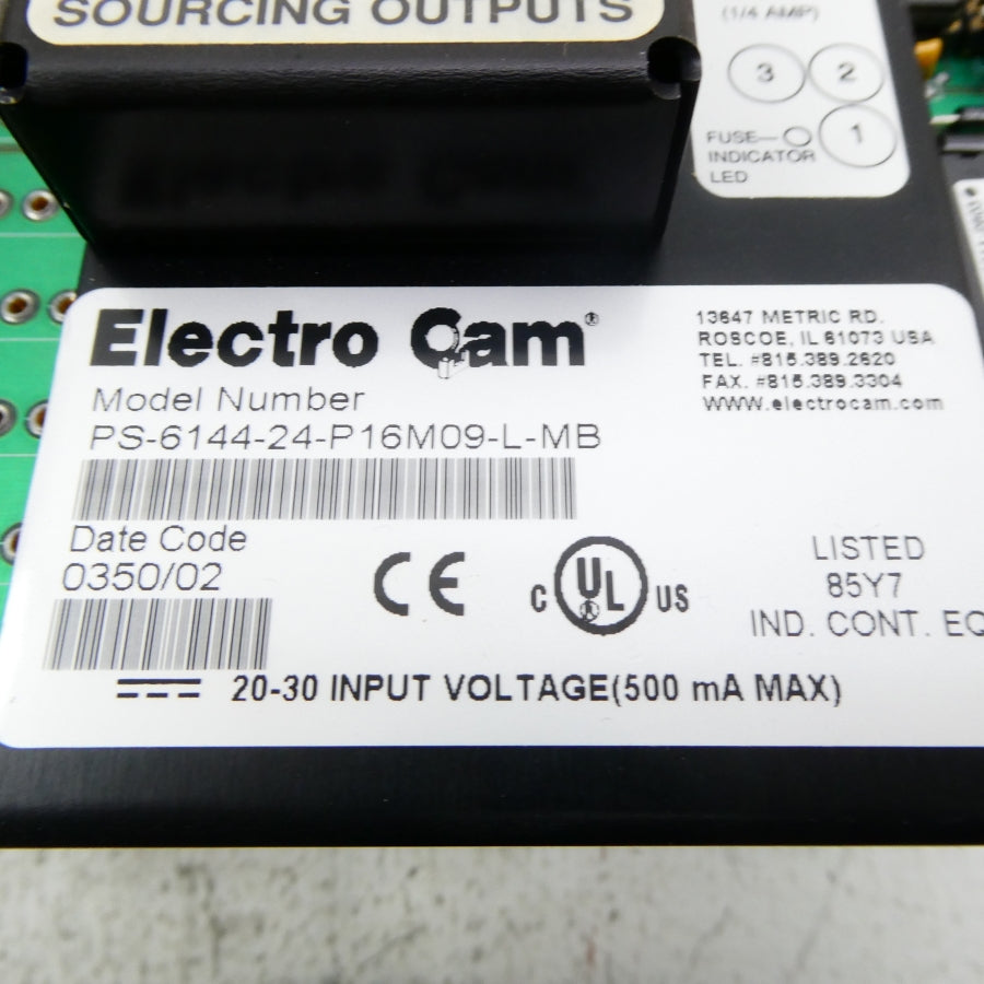 ELECTRO CAM PS-6144-24-P16M09-L-MB 20-30V NSMP