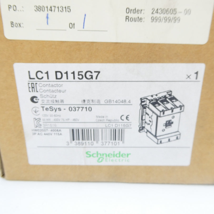 SCHNEIDER ELECTRIC LC1115G7 120V NSMP