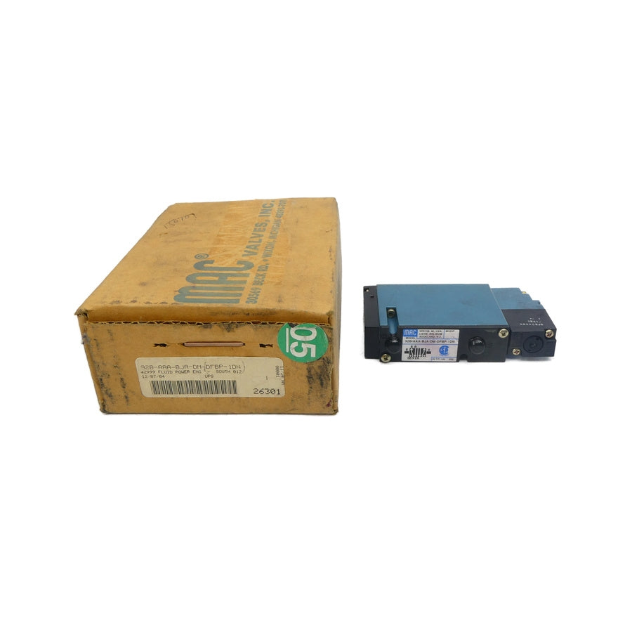 MAC 92B-AAA-BJA-DM-DFBP-1DN 24VDC 20-120PSI NSMP