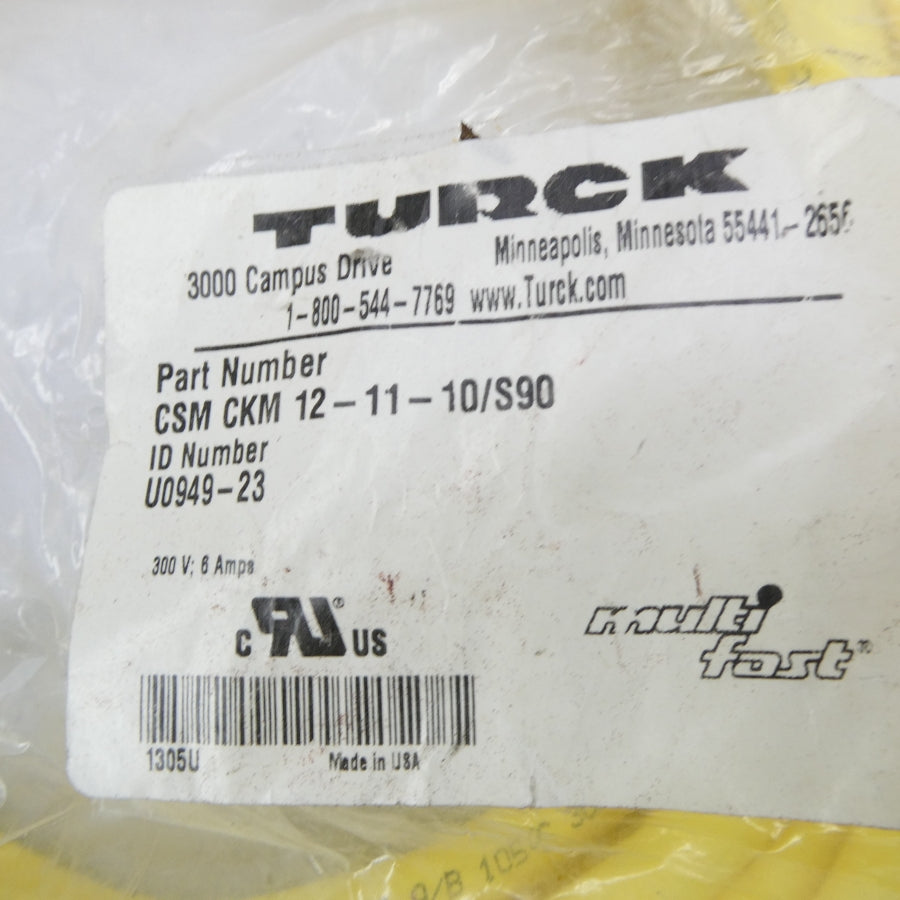 TURCK CSMCKM12-11-10/S90 U0949-23 NSMP