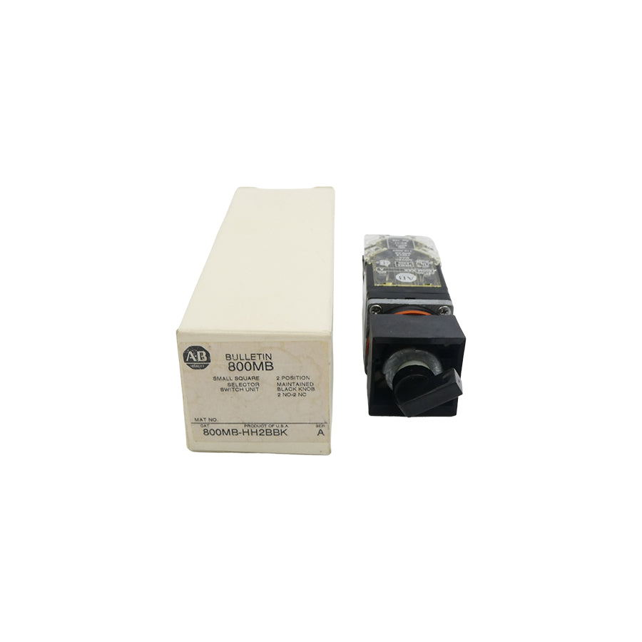 ALLEN BRADLEY 800MB-HH2BBK SER. A (WH) NSMP