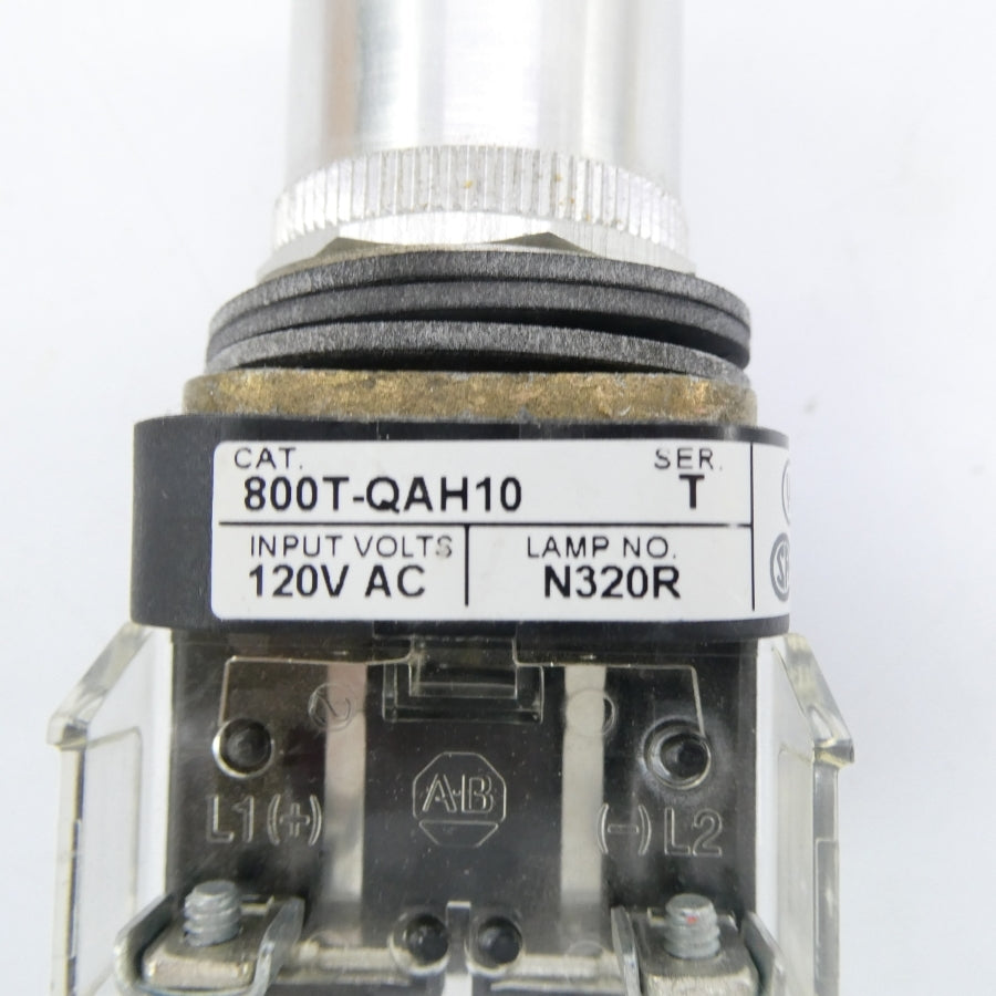 ALLEN BRADLEY 800T-QAH10A SER. T 120VAC NSNP