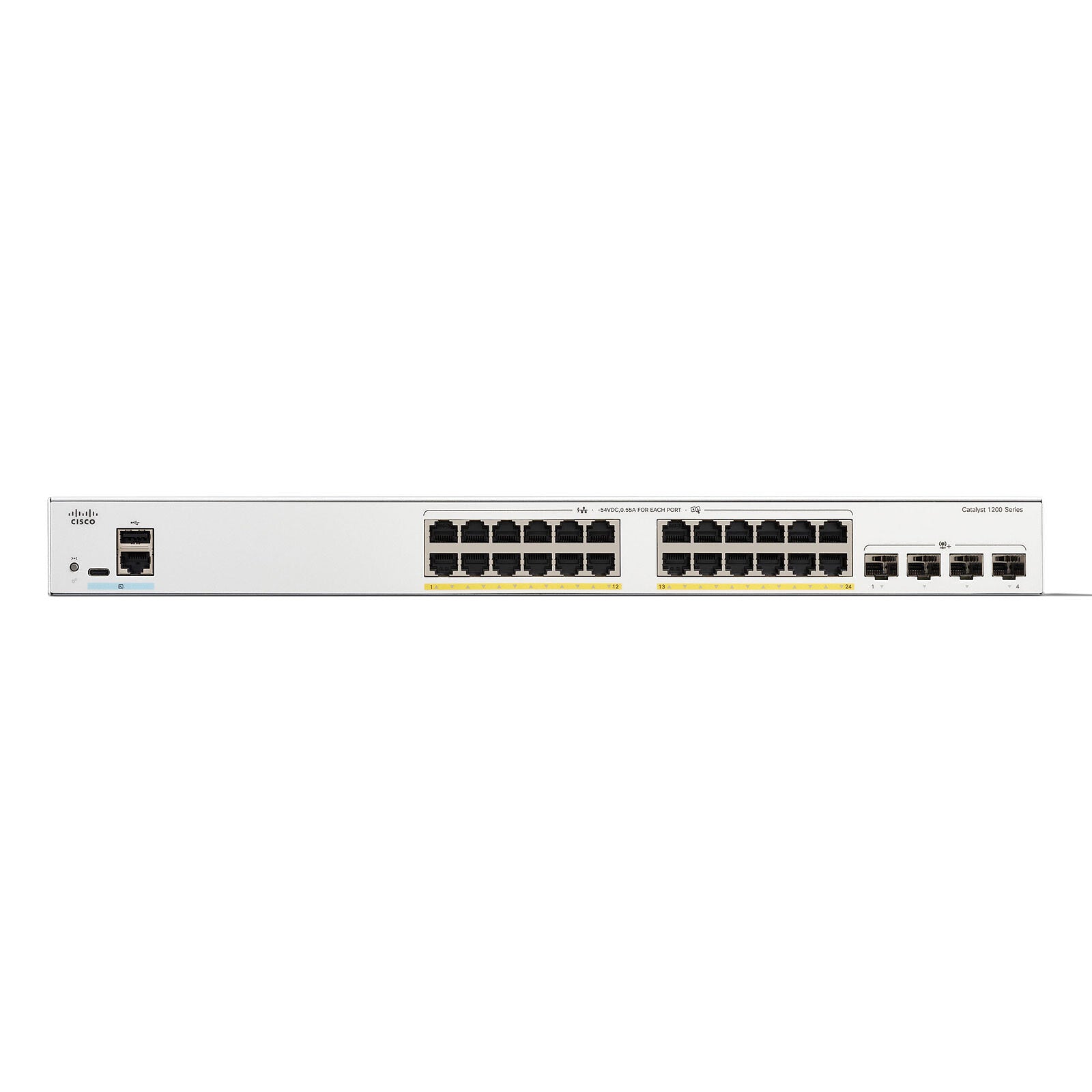 Cisco Catalyst C1200-24FP-4X 24-Port PoE+ Switch with 4 SFP+