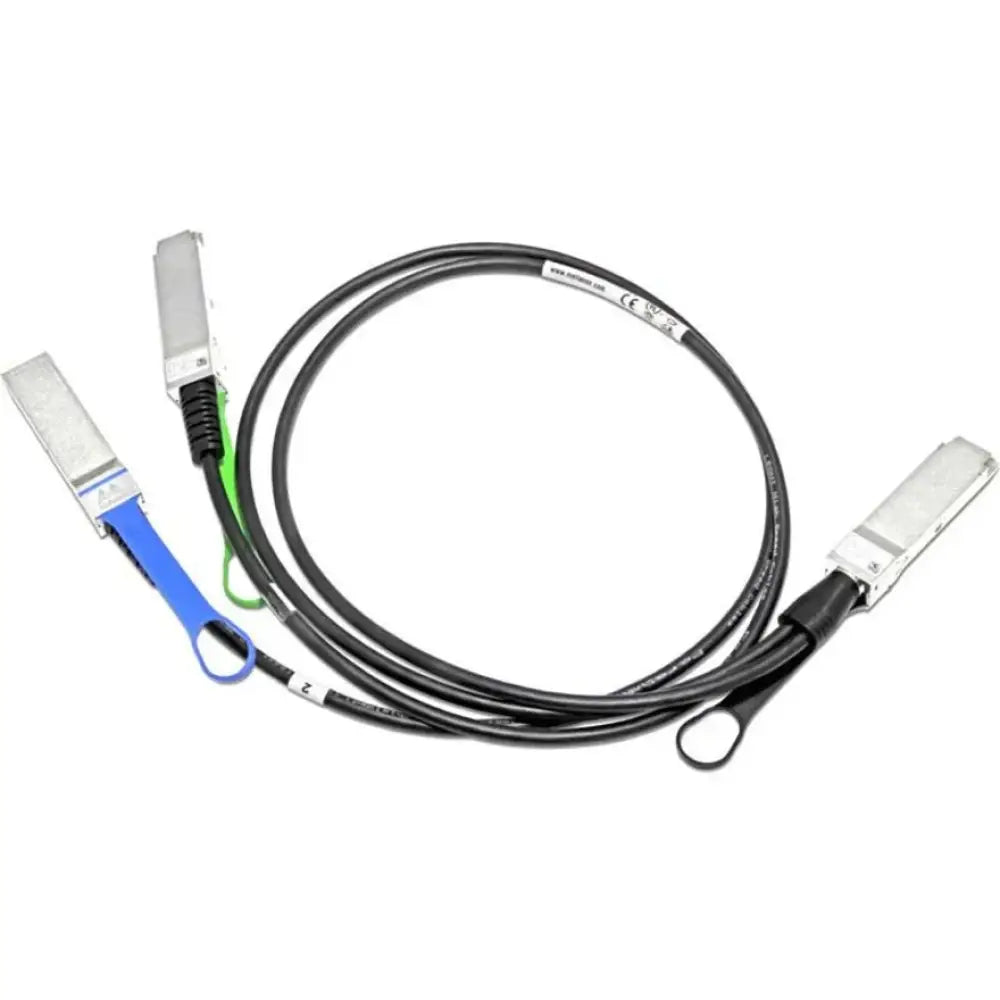 NVIDIA Mellanox MCP7H50-H002R26 200G QSFP56 to 2x100G QSFP56 DAC Breakout Cable 2m - Refurbished