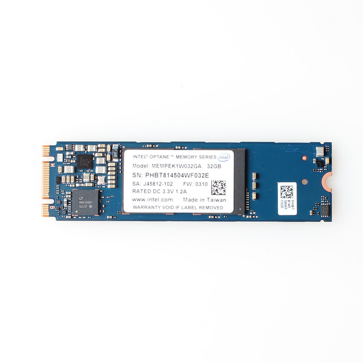 Intel Optane 32GB M.2 2280 PCIe NVMe 3.0 x2 (Version: J45695-101) MEMPEK1J032GA MEMPEK1J032GA01 / MEMPEK1W032GAXT System Accelerator Memory Module