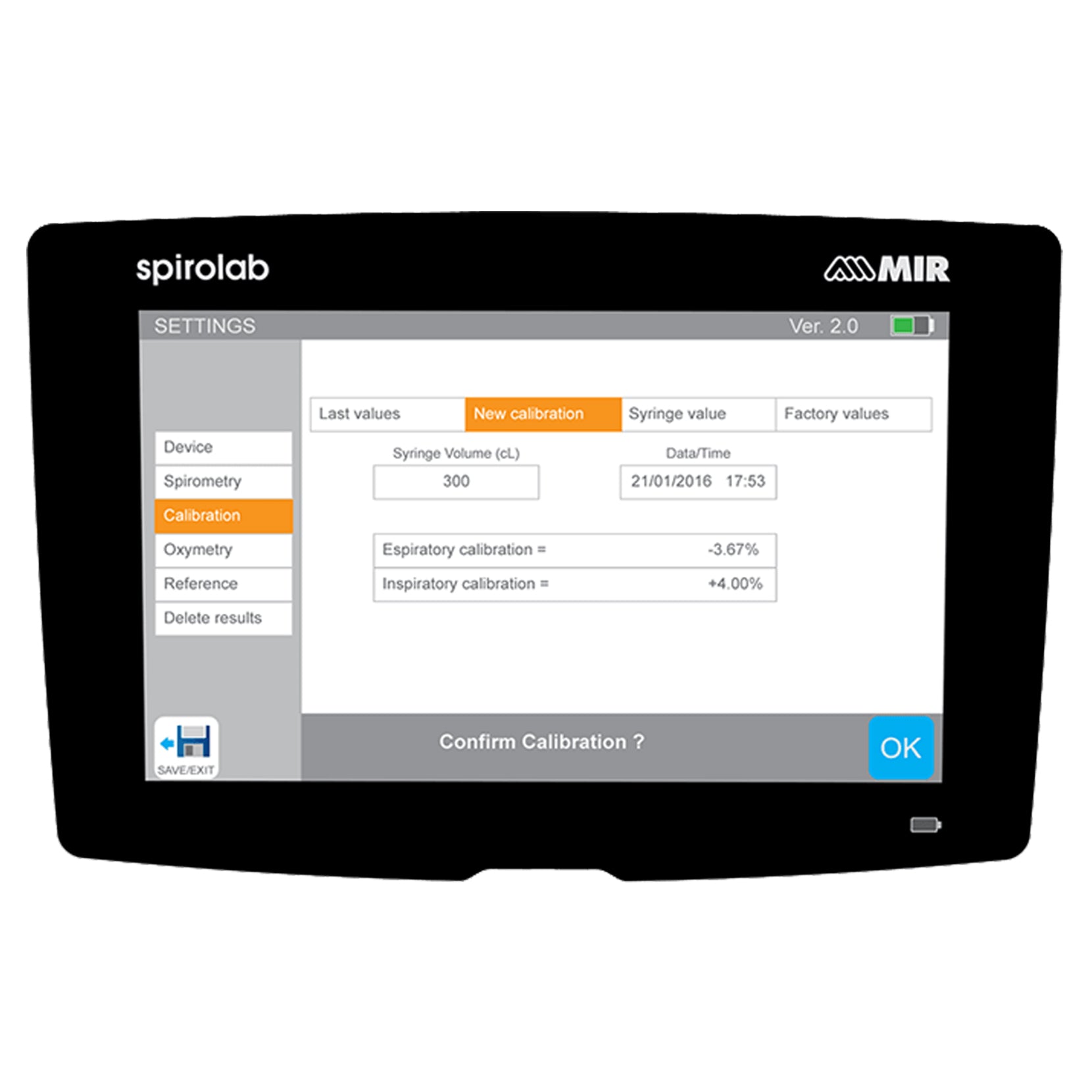 Spirolab Desktop Spirometer