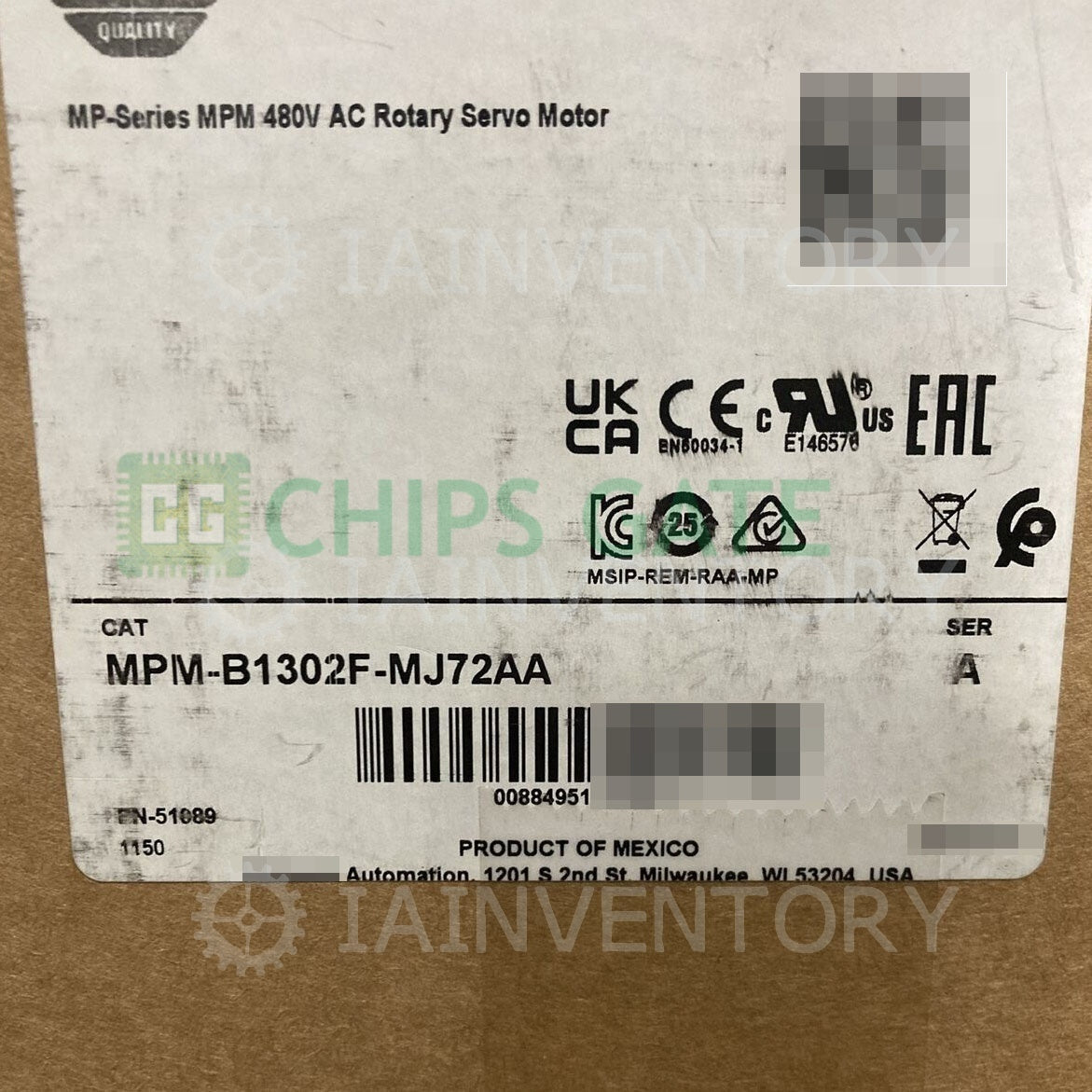 MPM-B1302F-MJ72AA Allen-Bradley