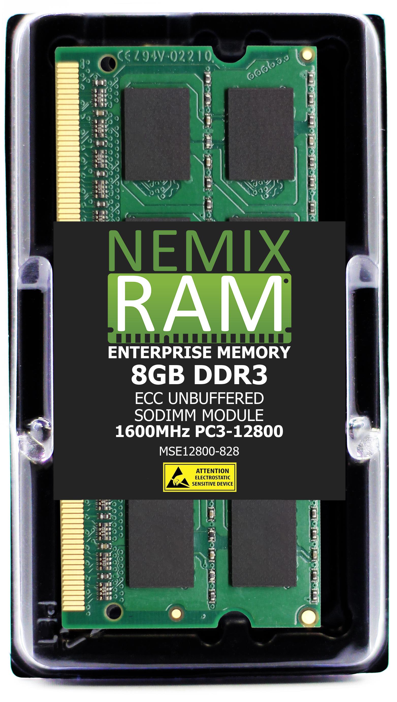 DDR3 1600MHZ PC3-12800 ECC SODIMM 2RX8