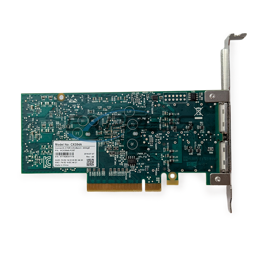 Mellanox ConnectX-3 Dual Port FDR IB Adapter | MCX354A-FCBT