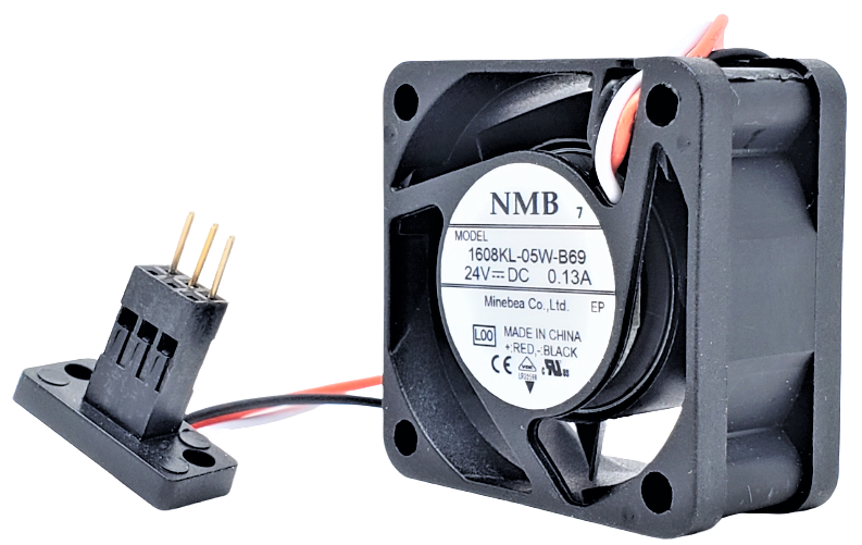 NMB-MAT 1608KL-05W-B69 - 24V 0.13A 40x40x20mm 3-Pin Male Connector Cooling Fan