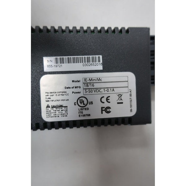 ADVANTECH 855-19721 MEDIA CONVERTER IE-MINIMC ETHERNET AND COMMUNICATION MODULE