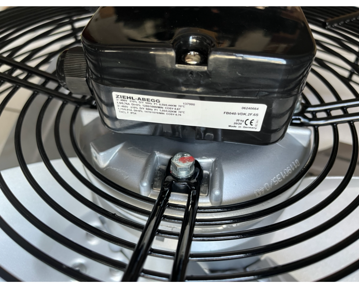 FB040-VDK.2F.6S ZIEHL-ABEGG Axial Fan 400V 0.32/0.23kW 0.23/0.11A 1350/1050rpm