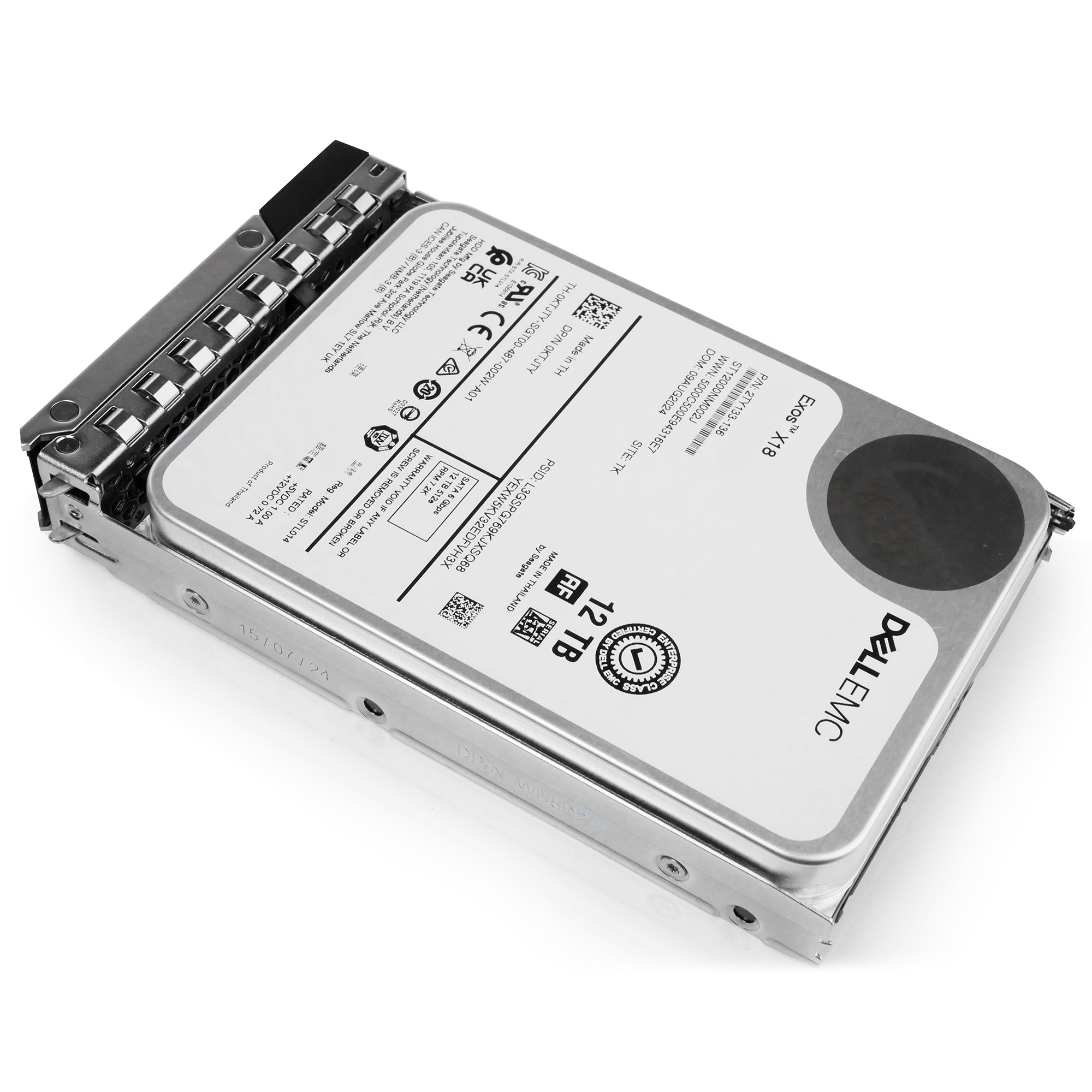 Dell G14 400-AUYE 12TB 7.2K RPM SATA 6Gb/s 512e 3.5in Refurbished HDD