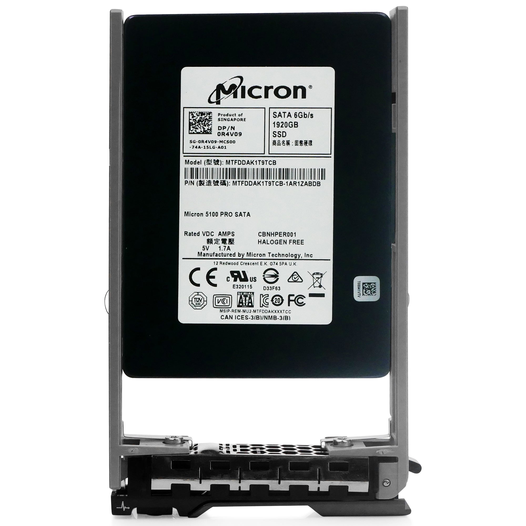 Dell G13 0R4V09 1.92TB SATA 6Gb/s 3D TLC 2.5in Solid State Drive
