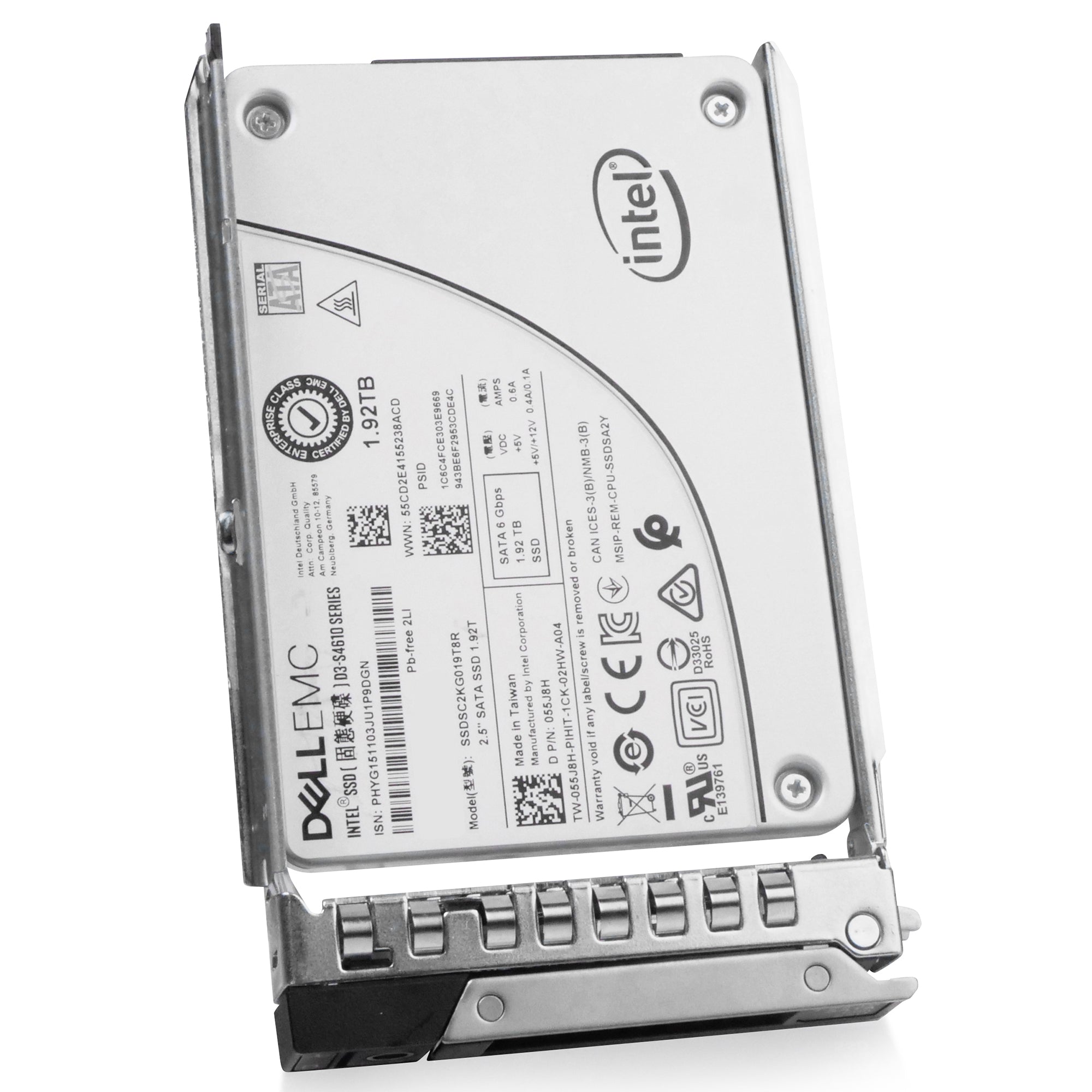 Dell G14 055J8H 1.92TB 3 DWPD SATA 6Gb/s 3D TLC 2.5in Refurbished SSD