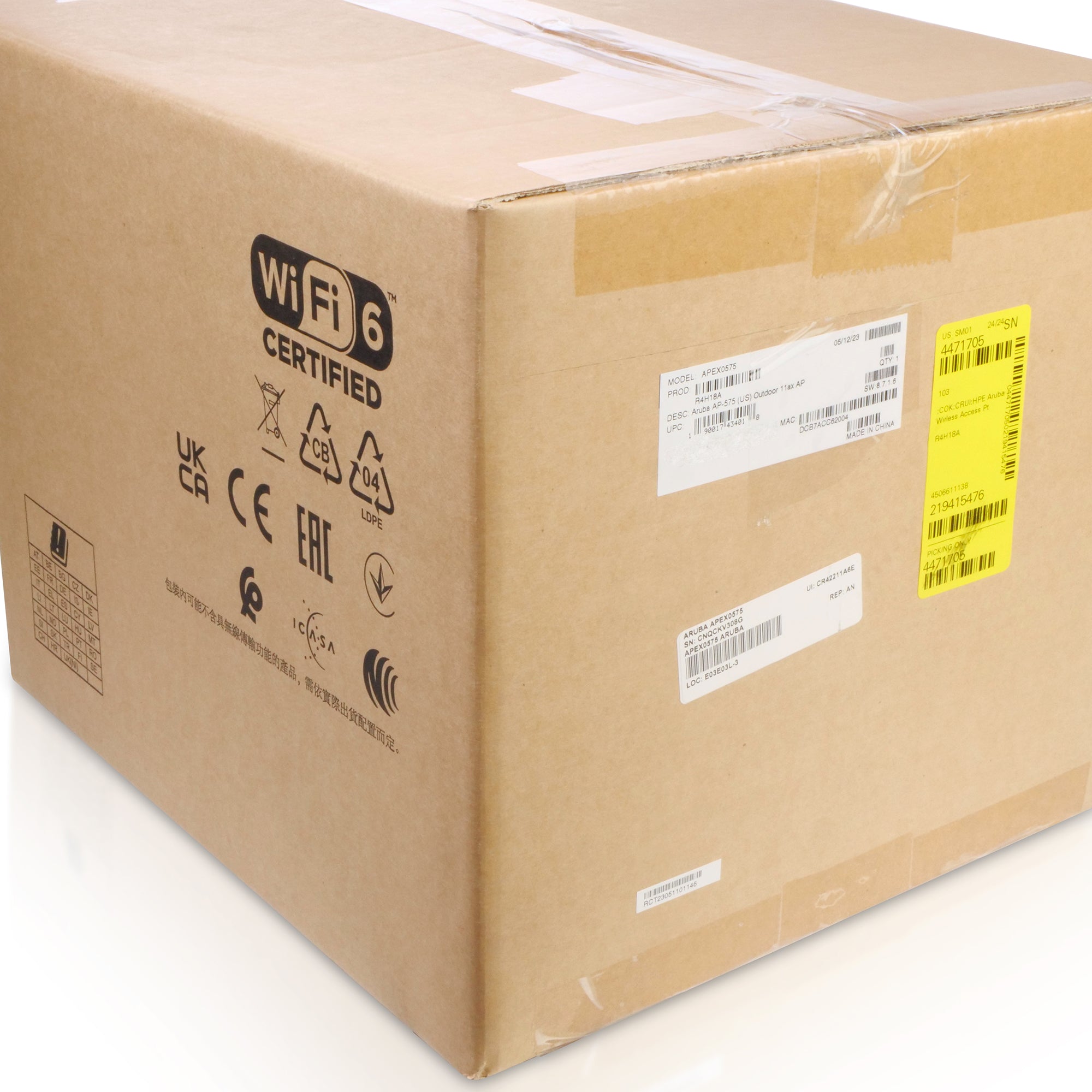 HPE Aruba AP-577 APEX0577 Wi-Fi 6 802.11ax Dual Radio Directional Outdoor Access Point