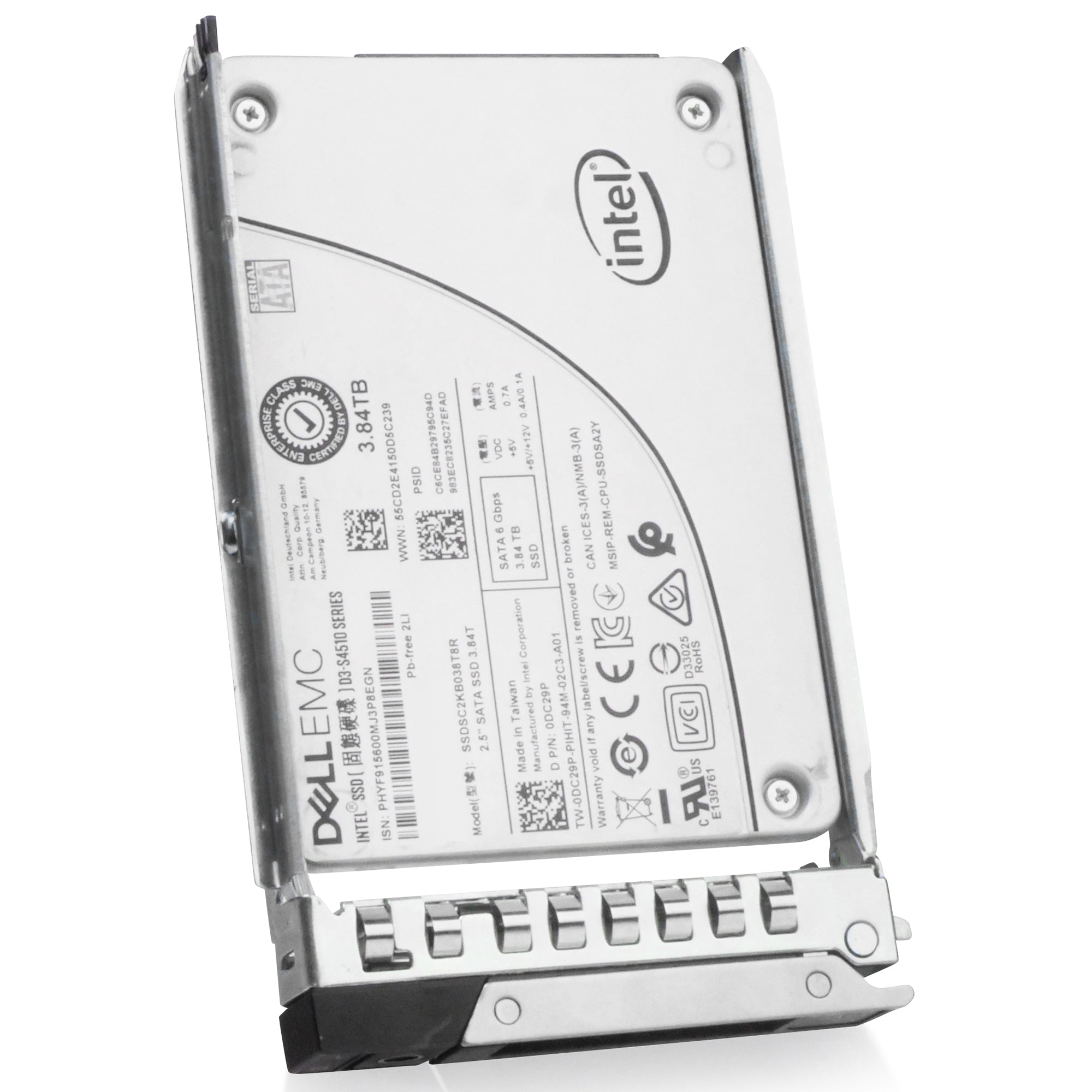 Dell G14 0DC29P 3.84TB SATA 6Gb/s 3D TLC 2.5in Refurbished SSD