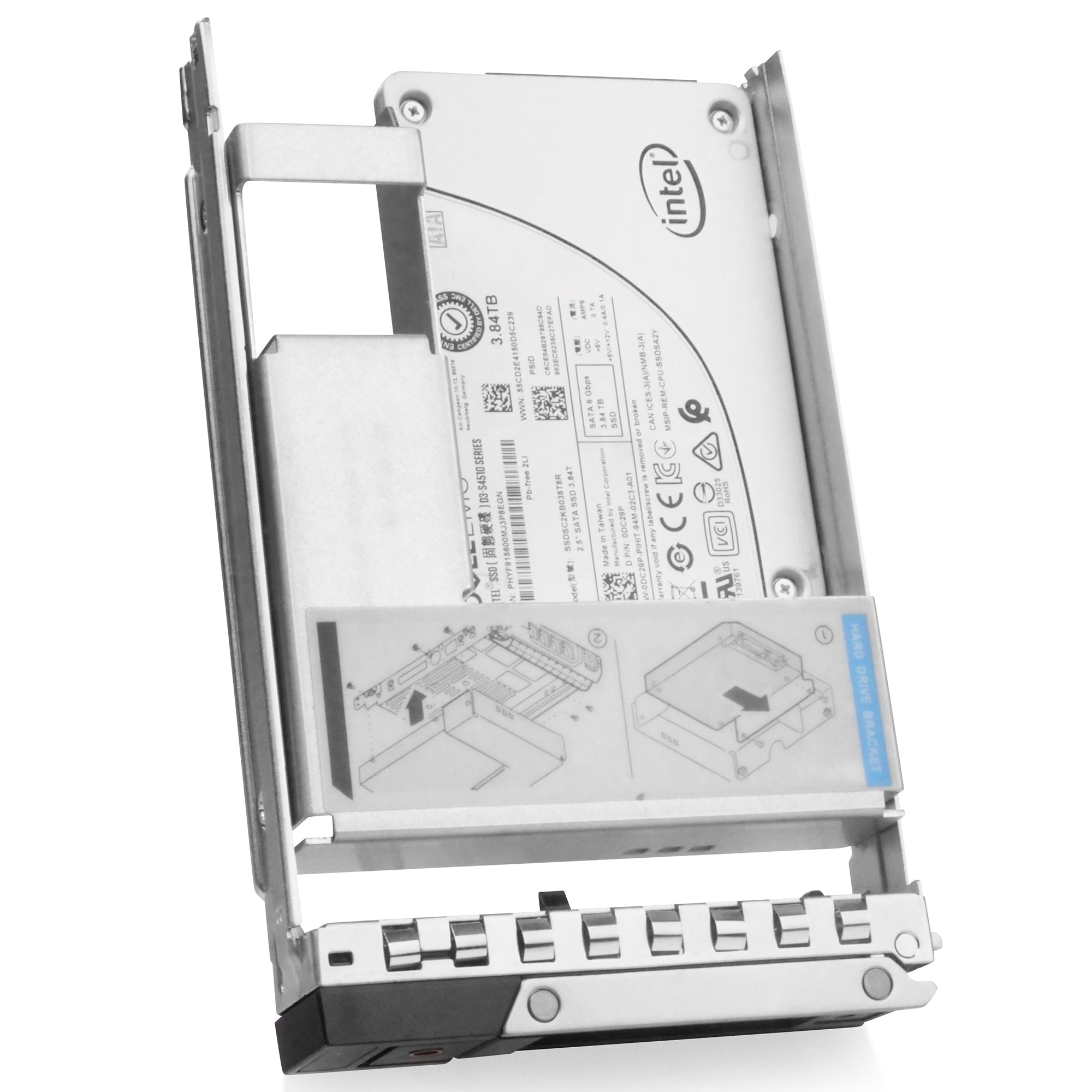 Dell G14 0DC29P 3.84TB SATA 6Gb/s 3D TLC Hybrid 3.5in Refurbished SSD