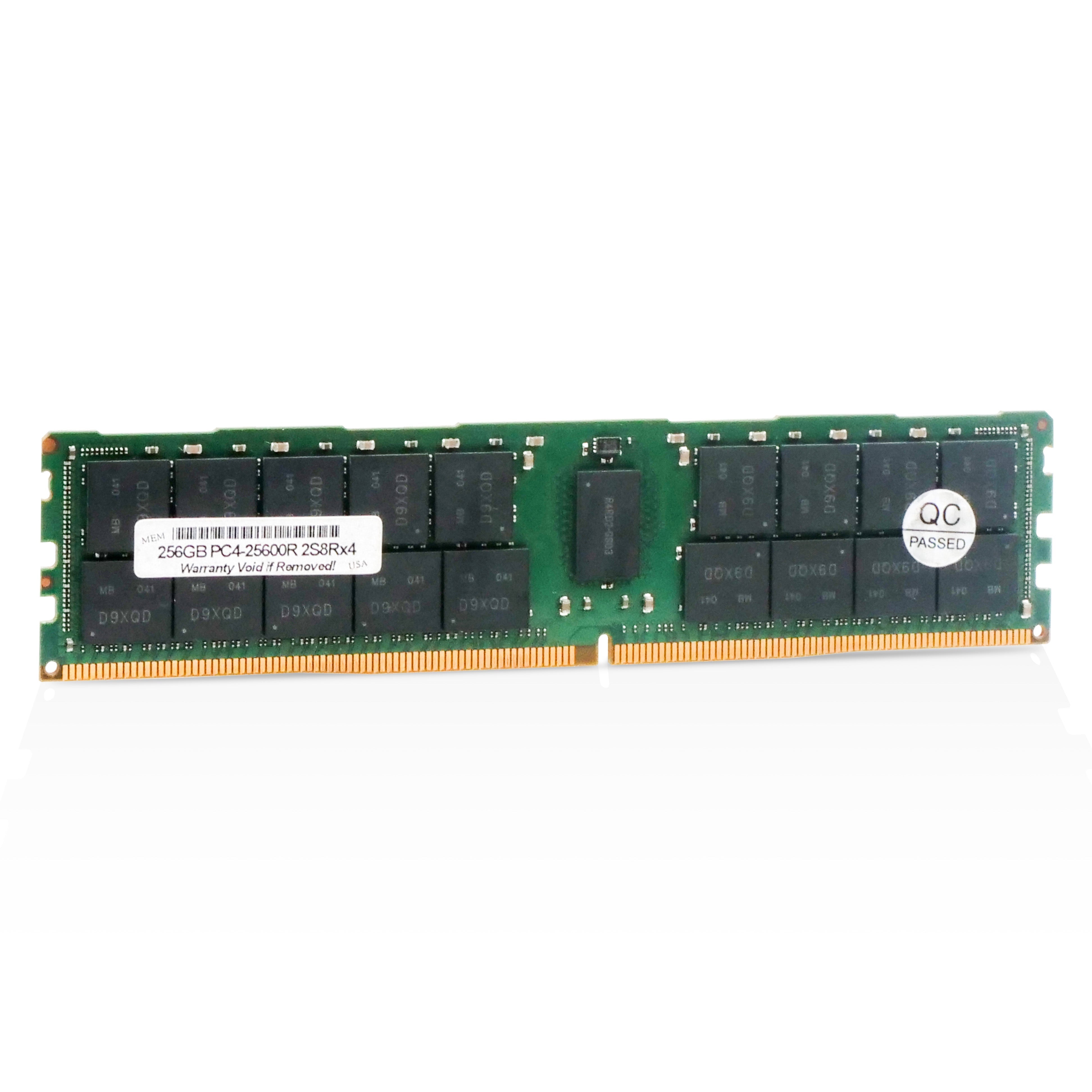 256GB DDR4 3200MHz RDIMM ECC Server RAM PC4-25600R Seller Refurbished Memory