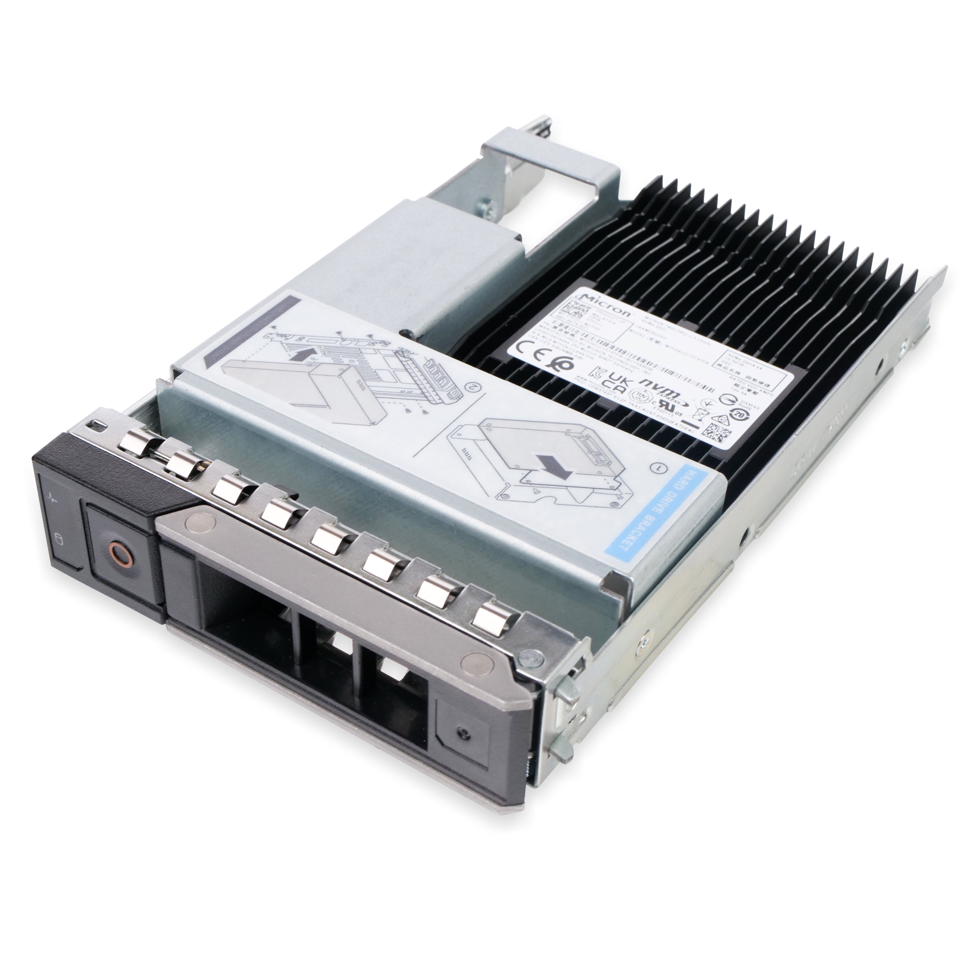 Dell G14 07FD1J 15.36TB 1 DWPD PCIe Gen 4.0 x4 8GB/s Read-Intensive 3D TLC U.3 NVMe Hybrid 3.5in Solid State Drive