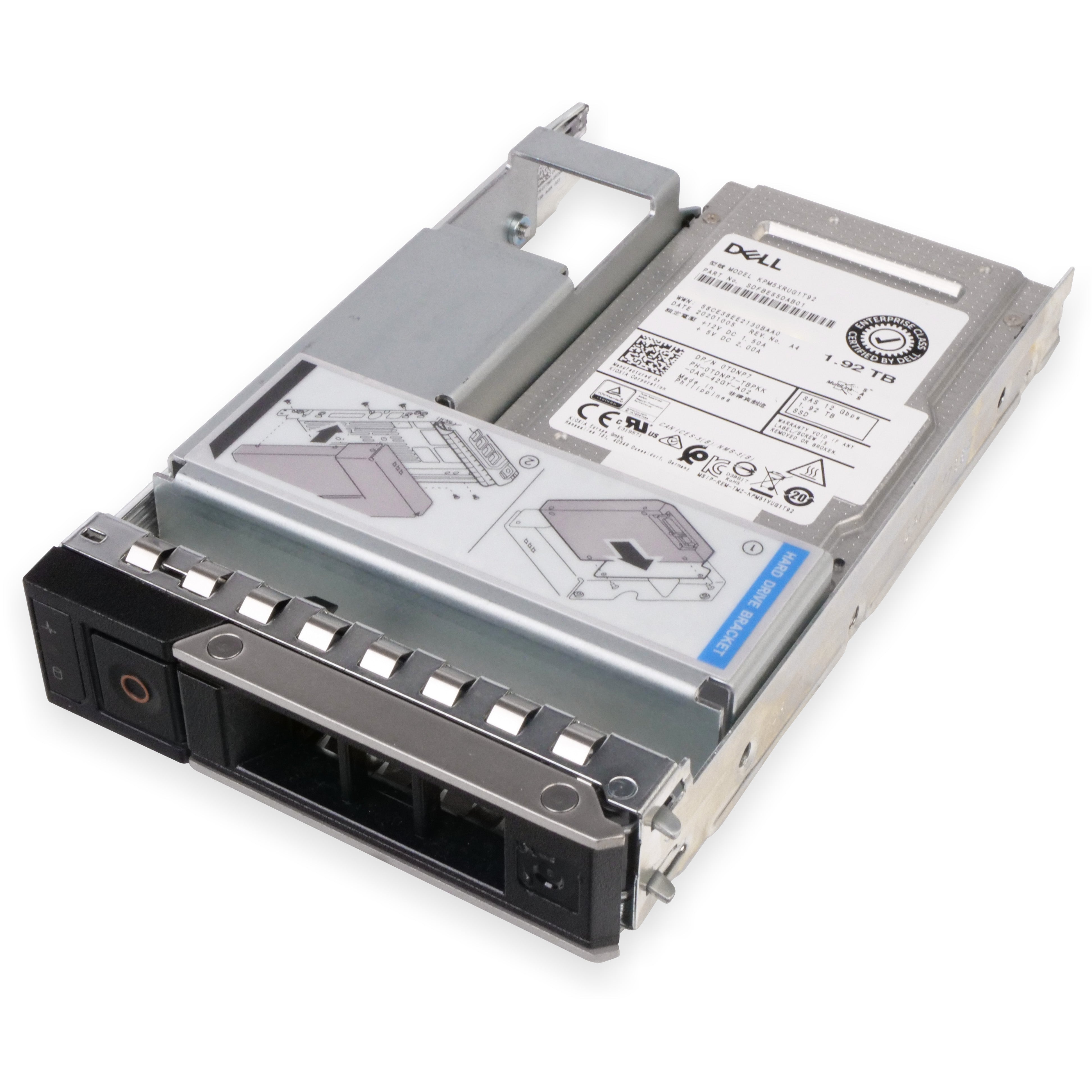 Dell G14 0TDNP7 1.92TB 1 DWPD SAS 12Gb/s Read Intensive 3D TLC Hybrid 2.5in SSD