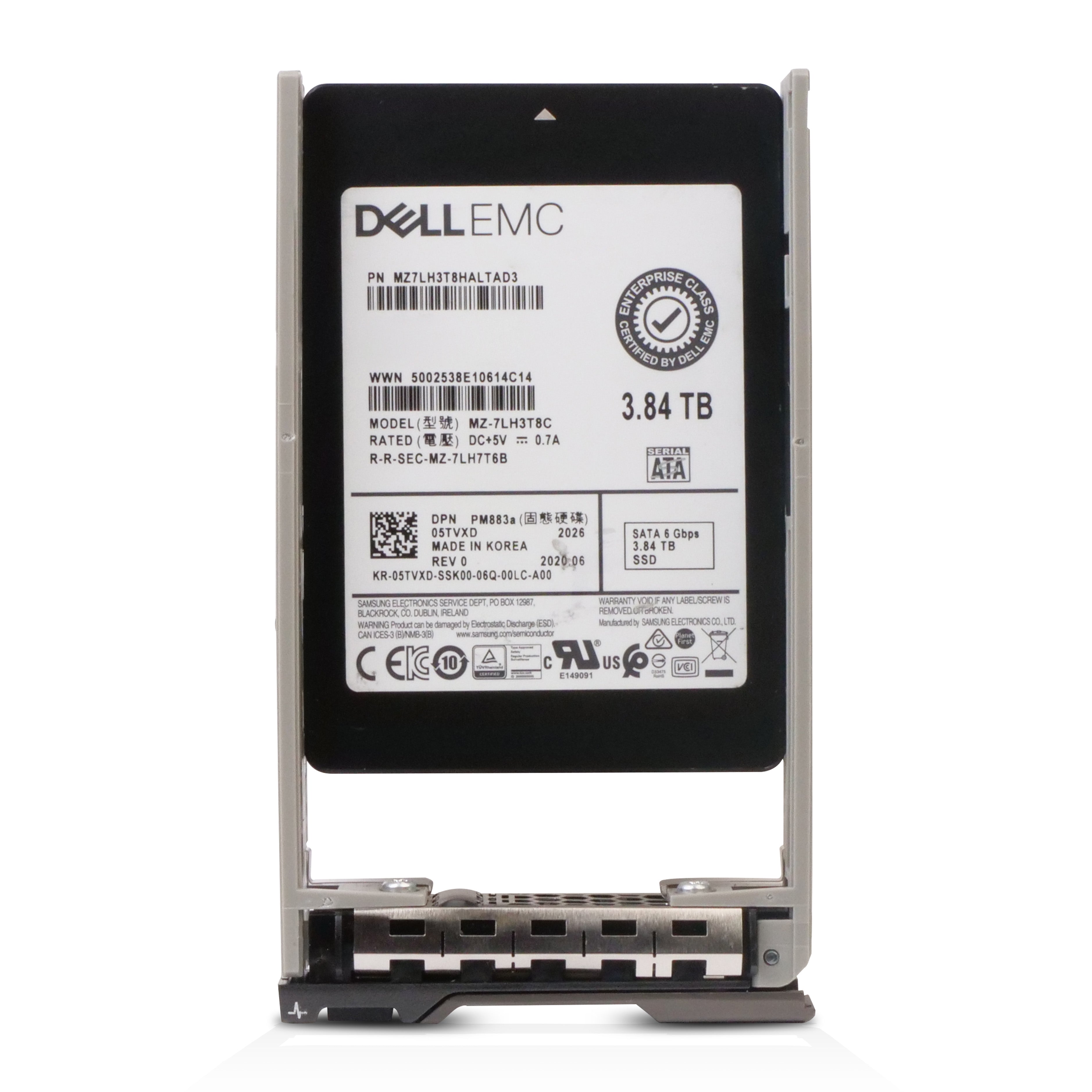 Dell G13 400-BETU 3.84TB 1 DWPD SATA 6Gb/s 3D TLC 2.5in Refurbished SSD