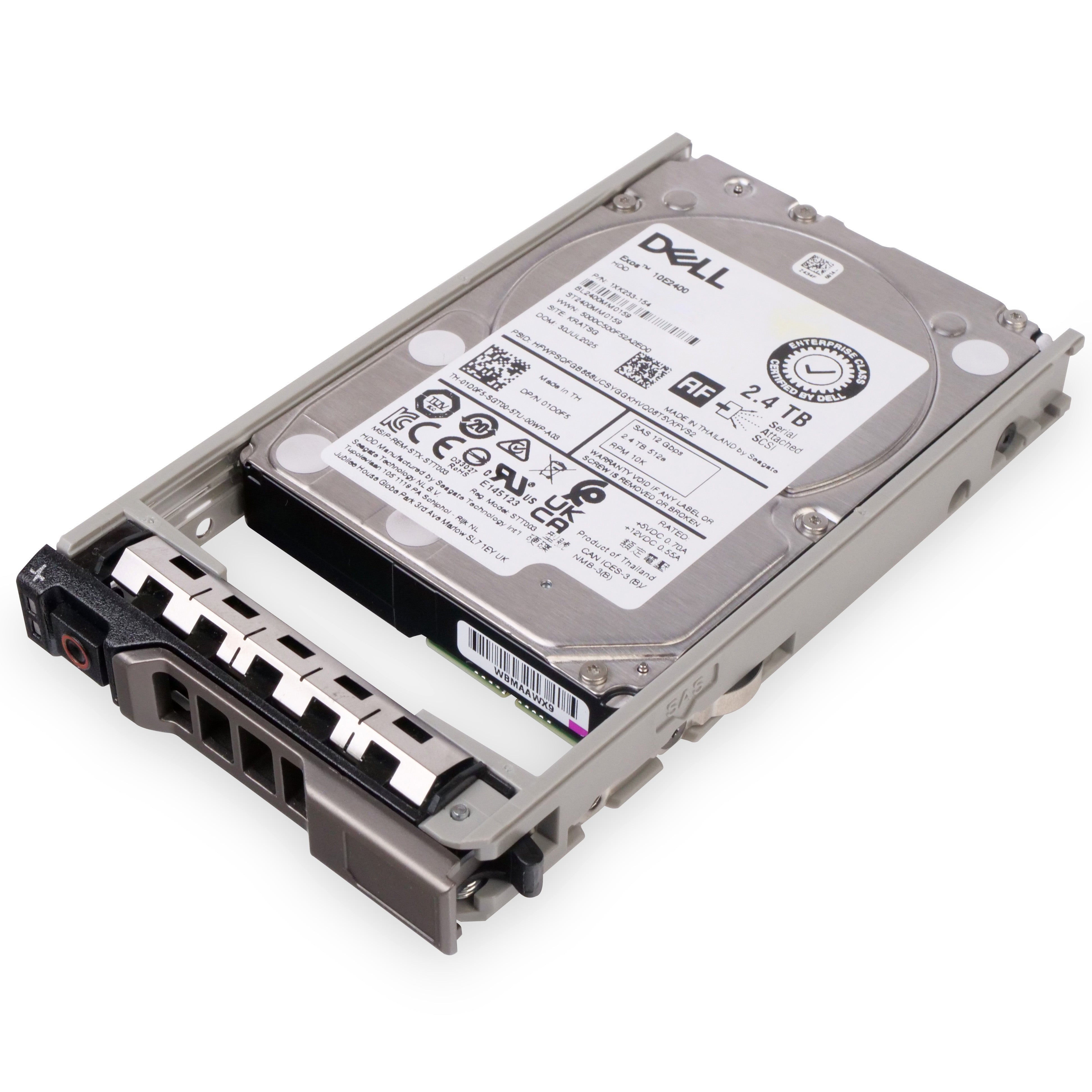 Dell G13 400-AWZD 2.4TB 10K RPM SAS 12Gb/s 512e 256MB 2.5in HDD
