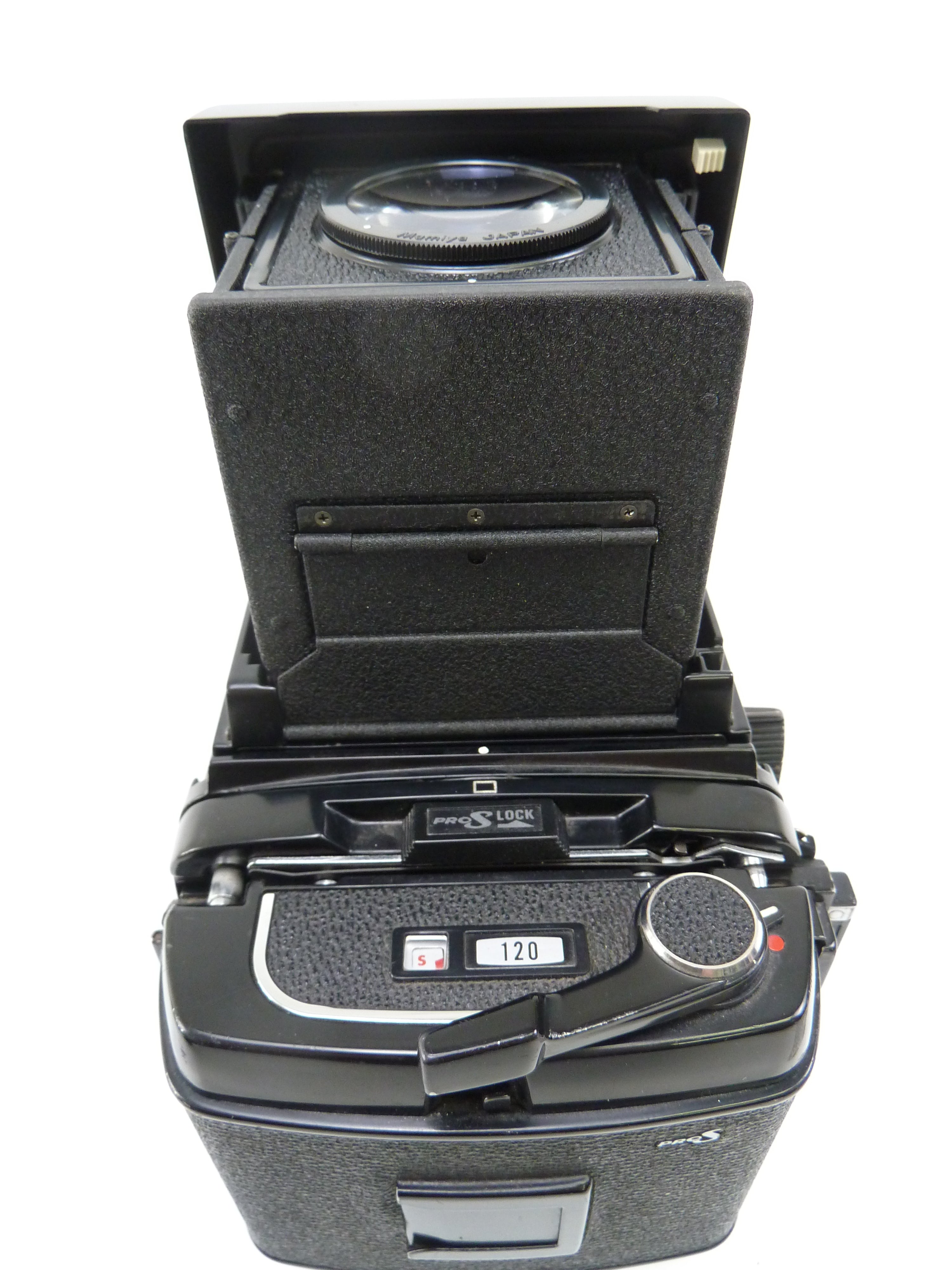 Mamiya RB67 Pro S Camera Outfit with 90MM F3.8 Lens, Pro S 120 Film Back, and WLF