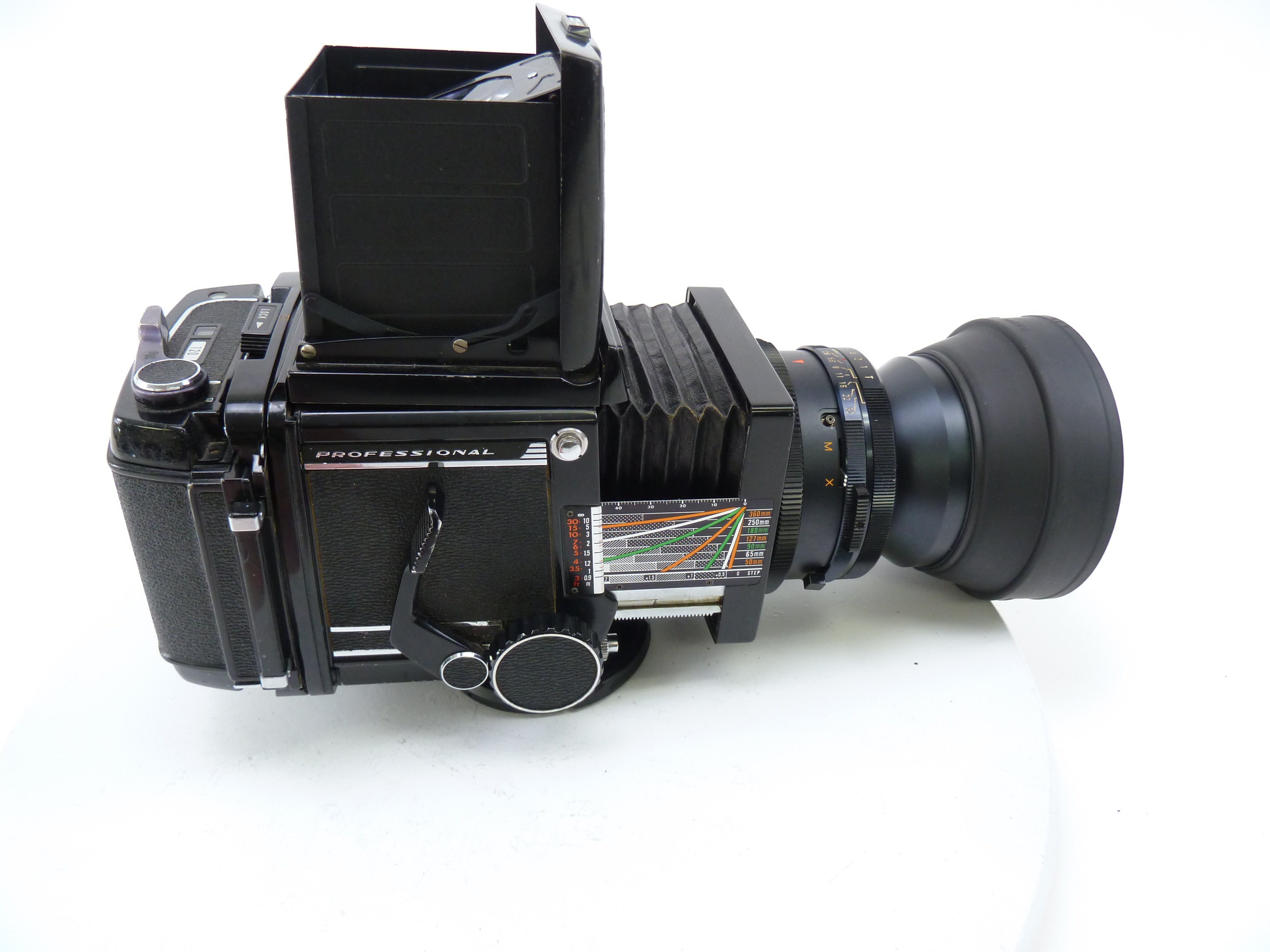 Mamiya RB67 Camera Outfit with 90MM F3.8 Lens, Pro 120 Back, and WLF