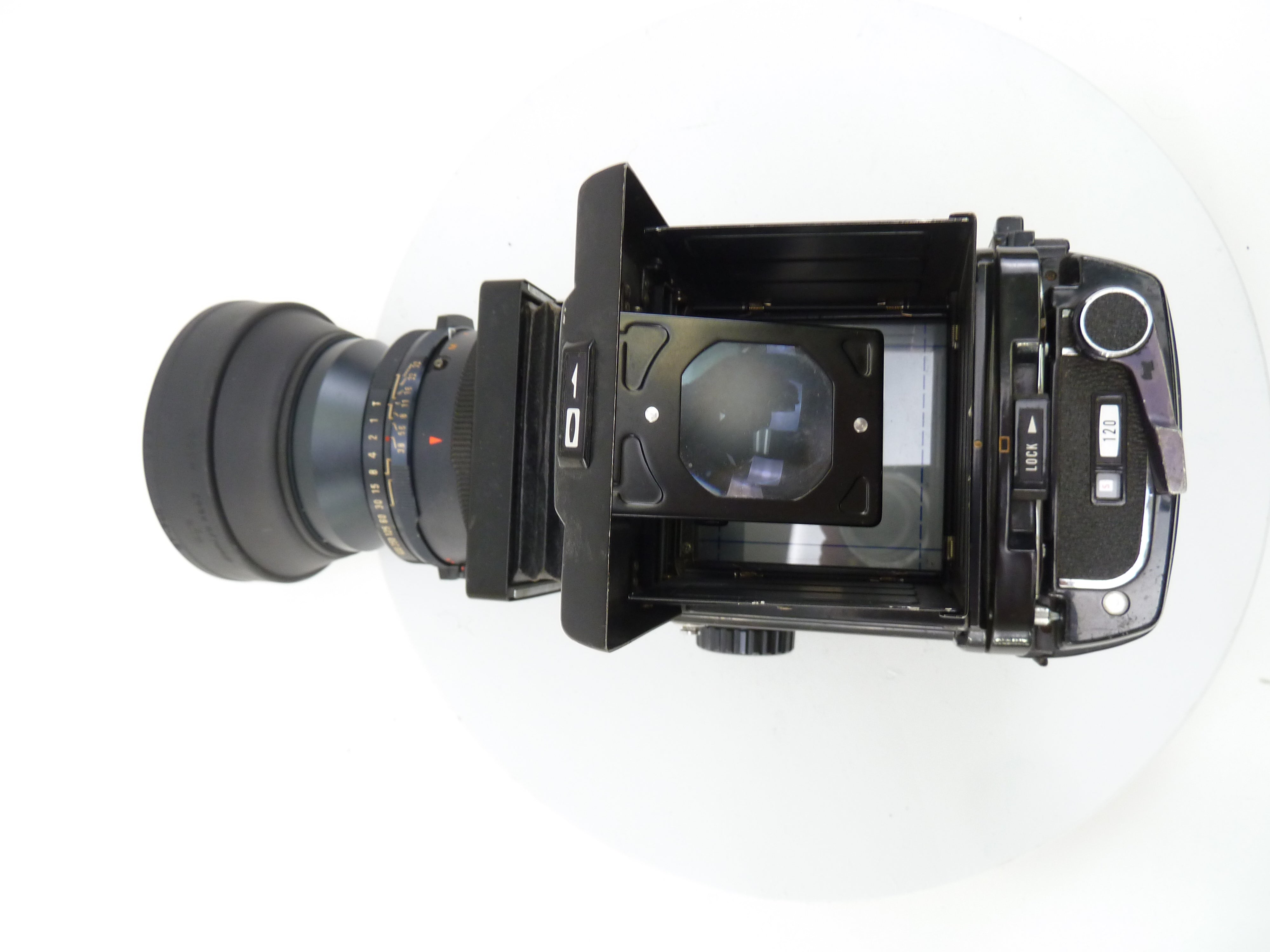 Mamiya RB67 Camera Outfit with 90MM F3.8 Lens, Pro 120 Back, and WLF
