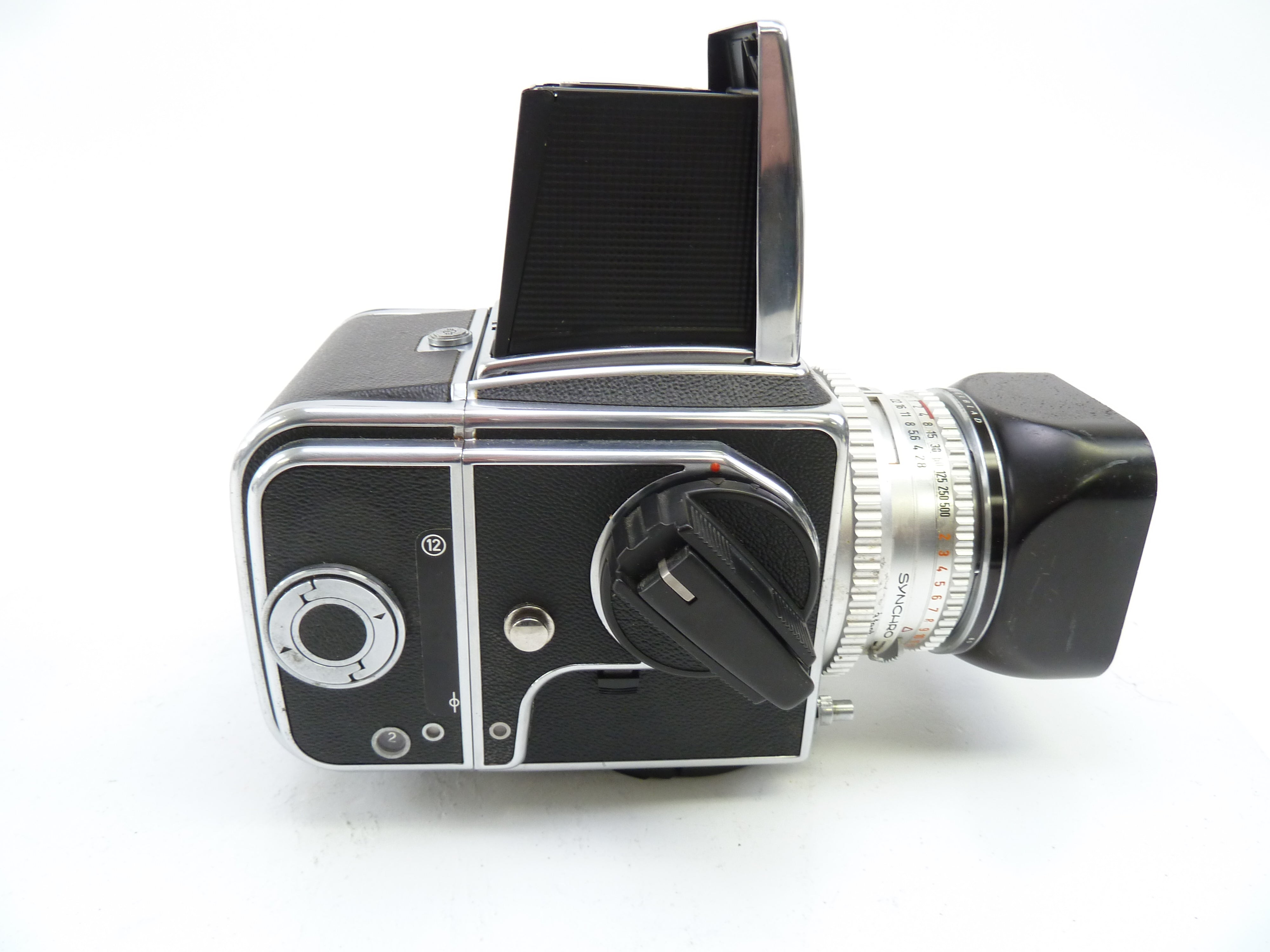Hasselblad 500C Camera Outfit with 80MM F2.8, 120 Film Back, and WLF