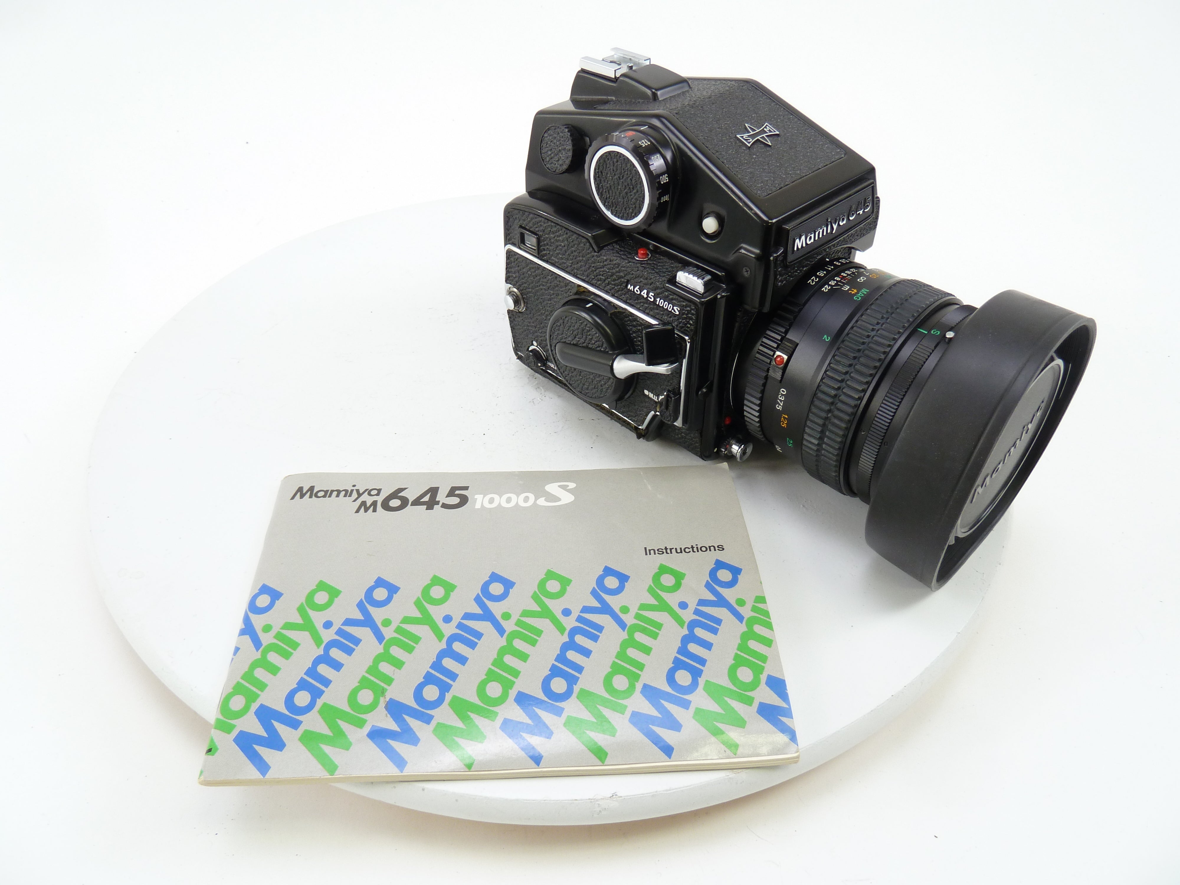Mamiya M645 1000S Outfit with PD Meter Prism and 80MM F4 N Macro Lens