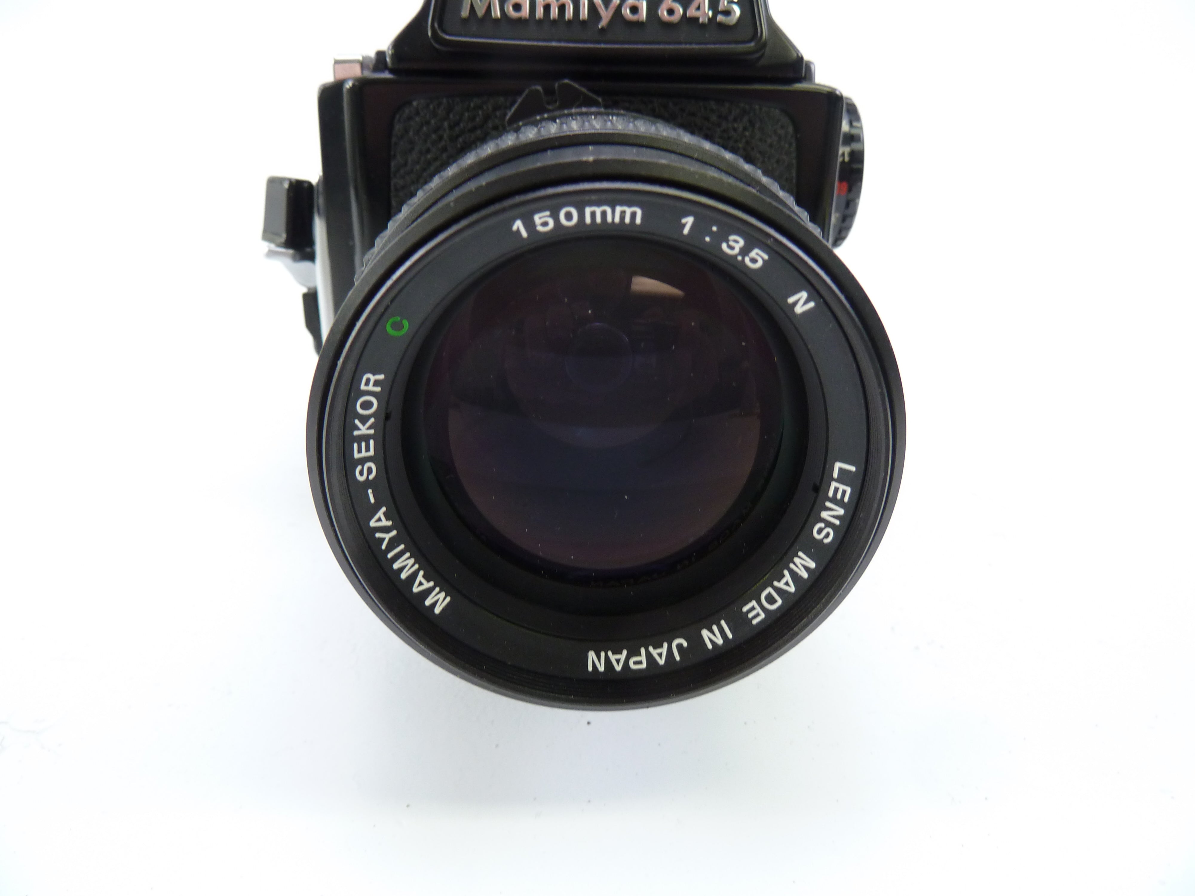 Mamiya M645 Camera Outfit with 150MM f3.5 N Lens and Prism Finder