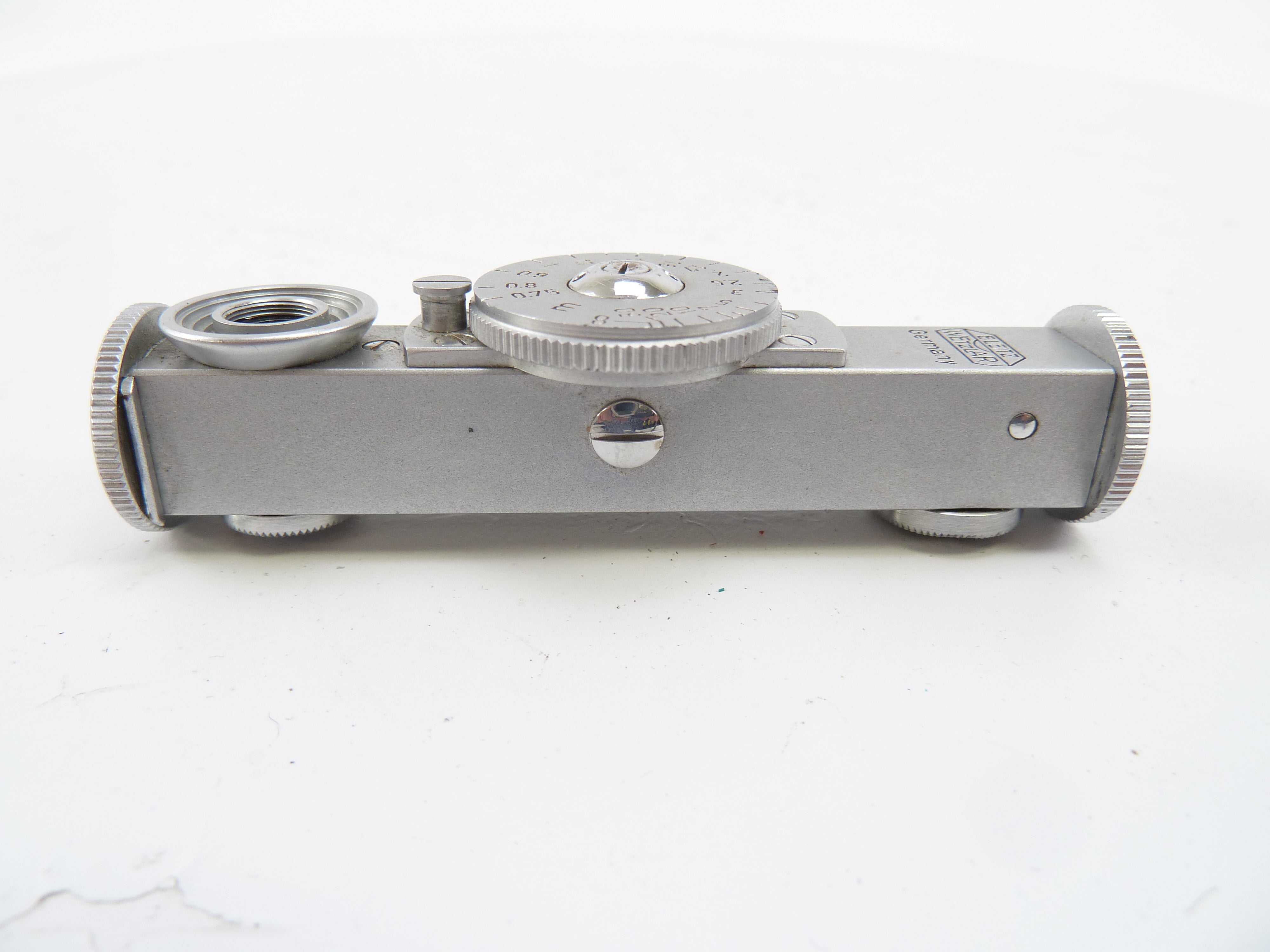 Leica E. Leitz Wetzlar Fofer Shoe Mounted Range Finder Focus Viewfinder Camera Chrome