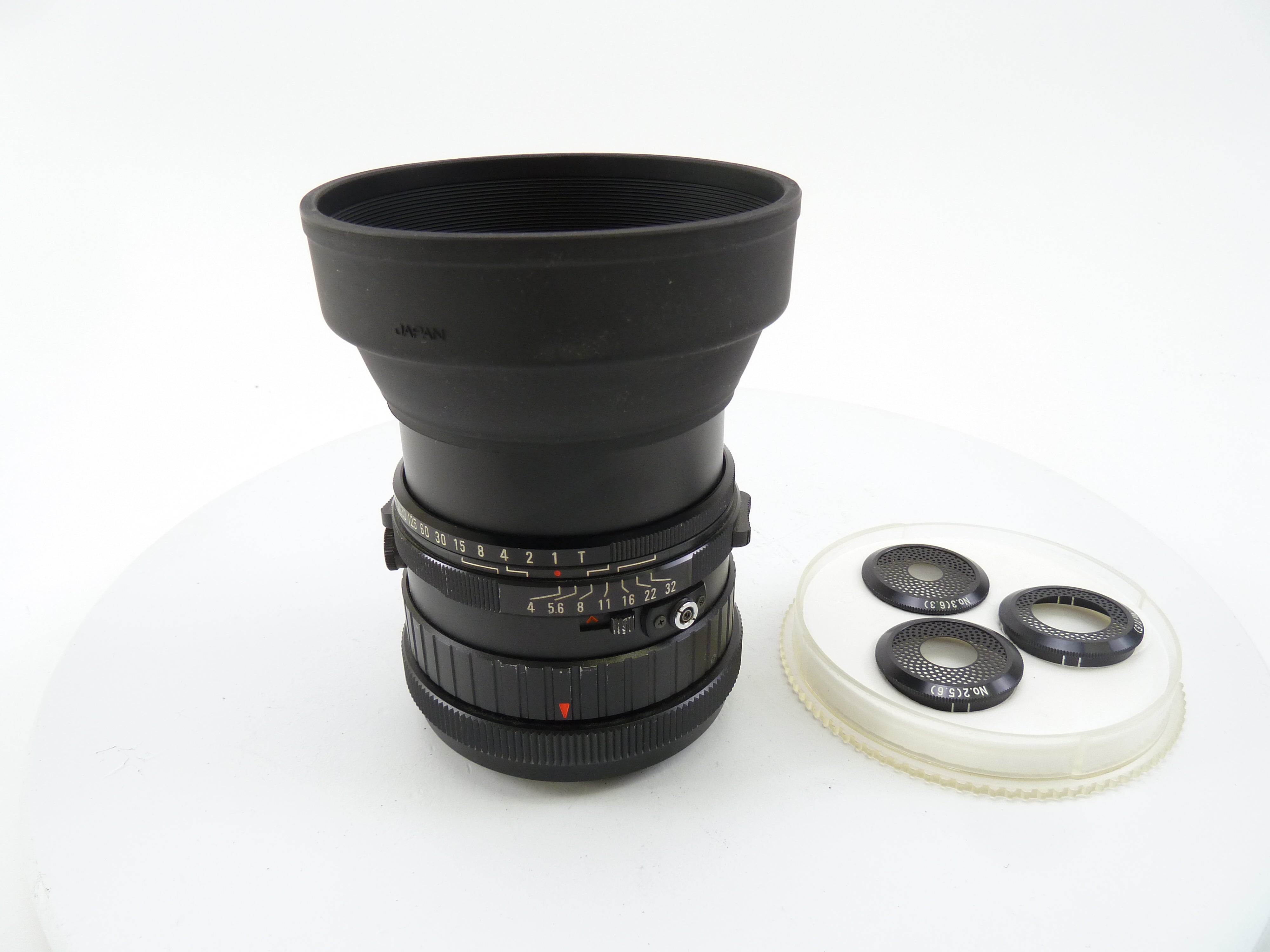 Mamiya RB 150MM F4 Soft Focus Lens with complete set of Disks