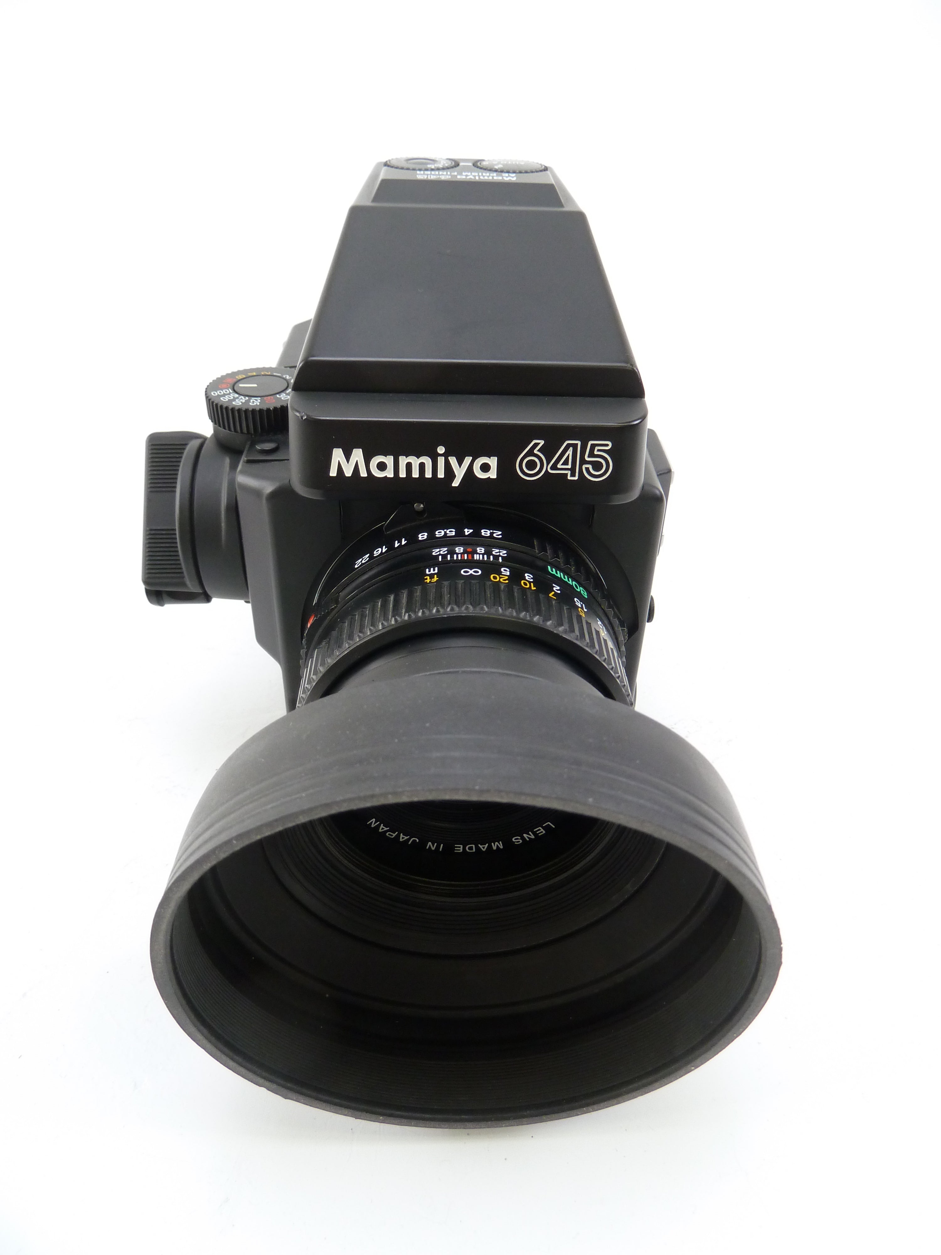 Mamiya 645 Super Camera Outfit with AE Prism Finder, 80MM F2.8 N Lens, and 120 Back