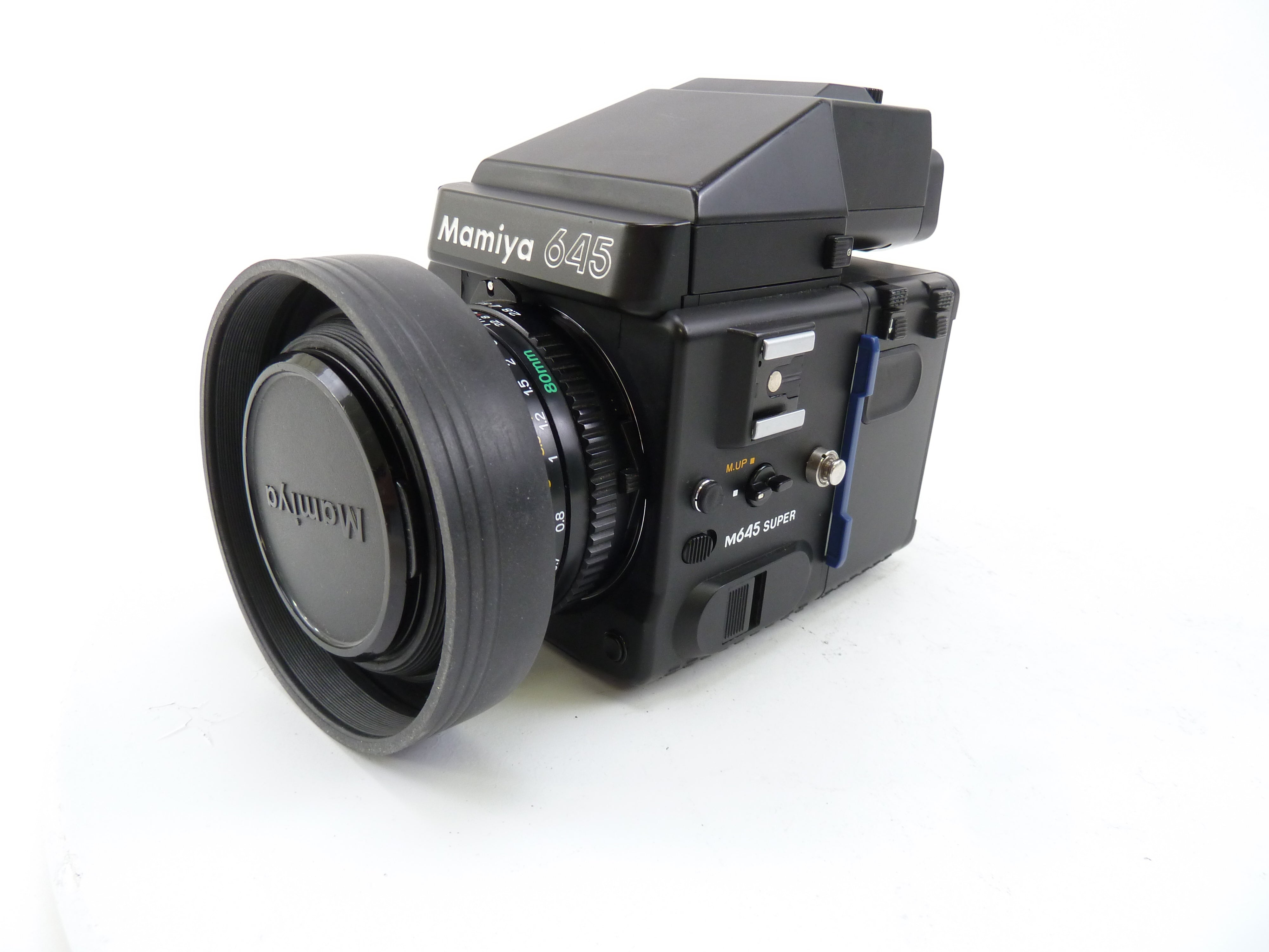 Mamiya 645 Super Camera Outfit with AE Prism Finder, 80MM F2.8 N Lens, and 120 Back
