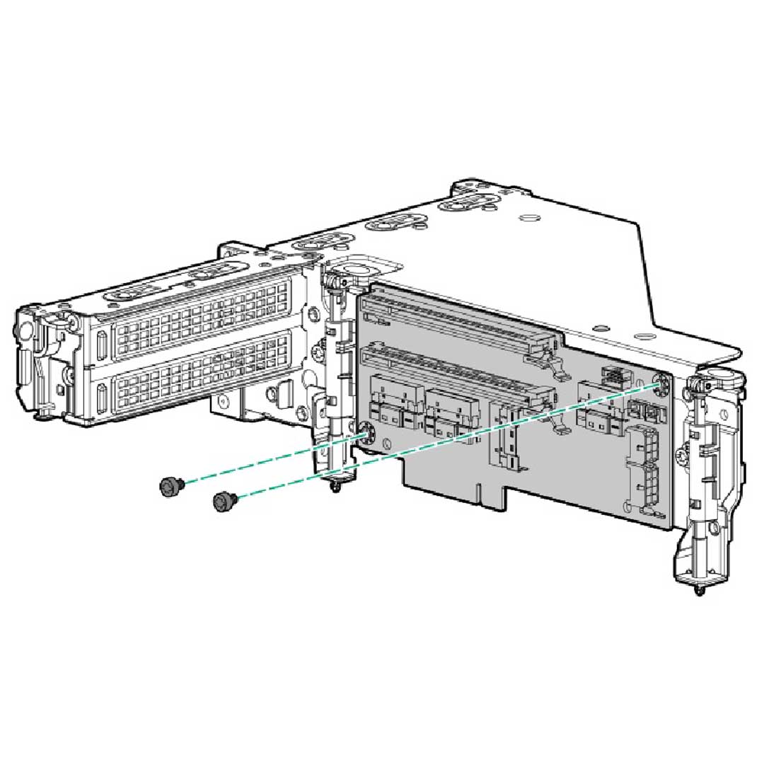 HPE ProLiant Dl380 (G11) 2U x16/X16 Tertiary Riser Kit | P48804-B21