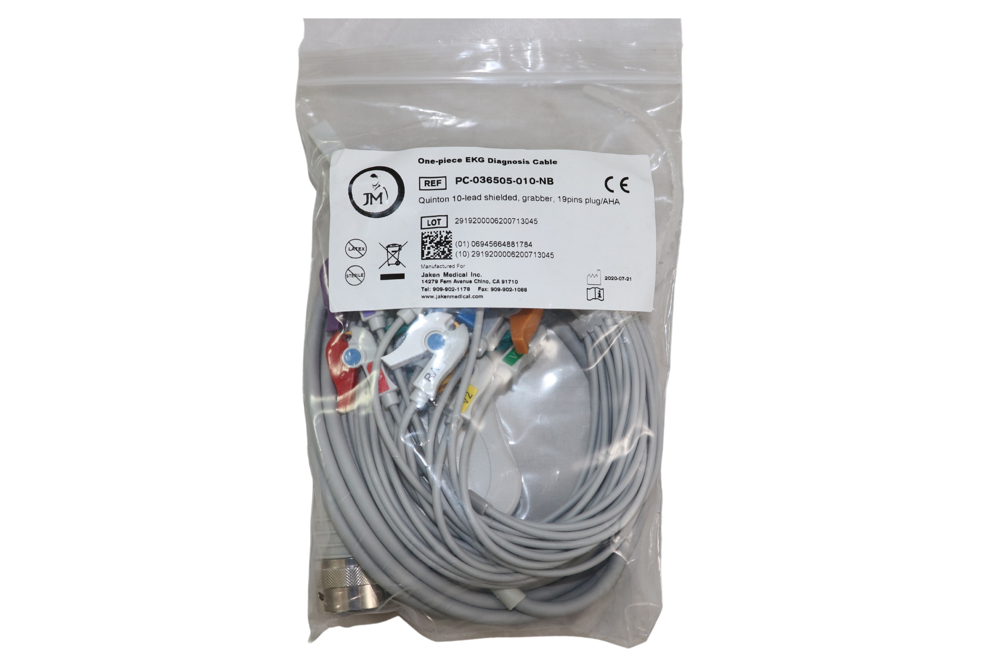 Burdick Q-Stress Patient Cable - Pre-Amp I (036505-010