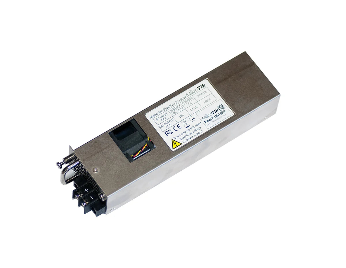 Mikrotik Hot Swap -48V DC Telecom Power Supply (PW48V-12V150W)